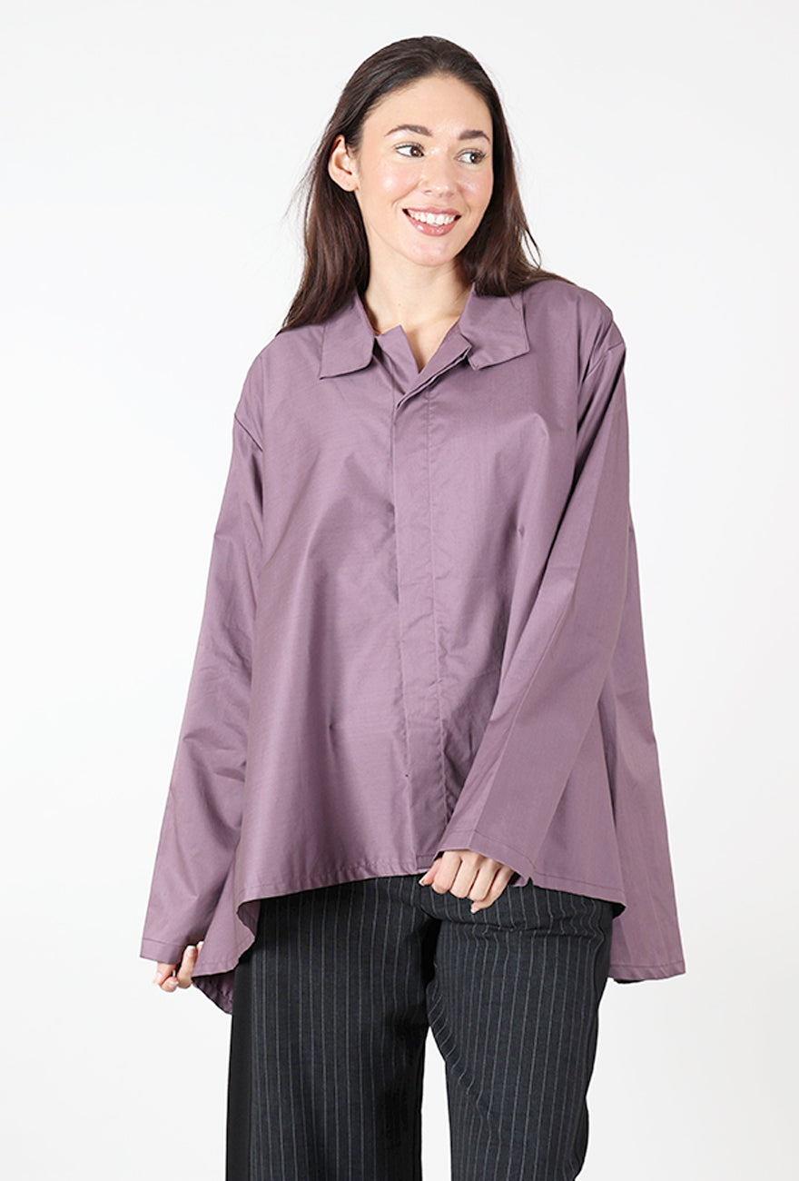 Cotton Swing Shirt, Amethyst