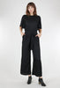 Grade & Gather Flutter-Sleeve Jumpsuit, Black 