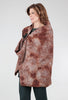 Moyuru Marled Button Cape, Rust 