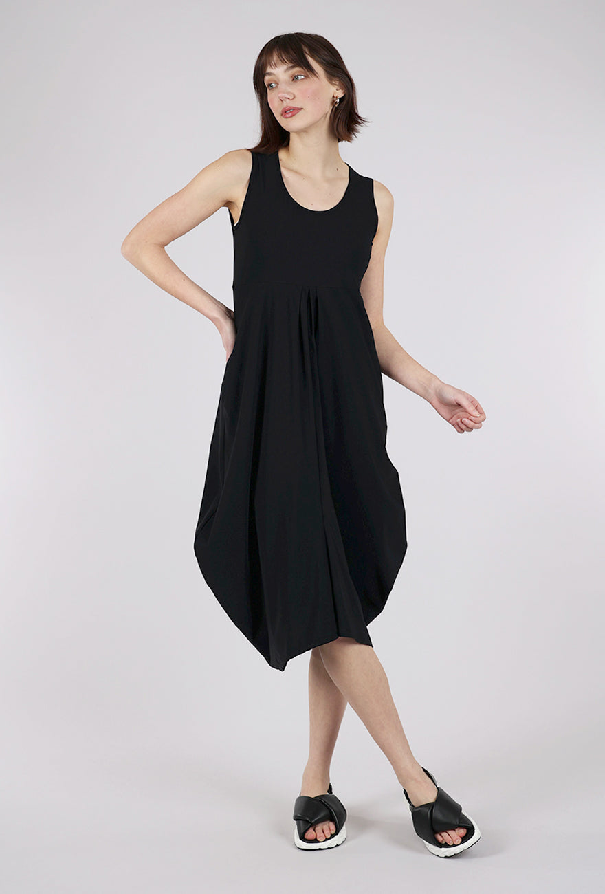 Porto Chorus Dress, Black 