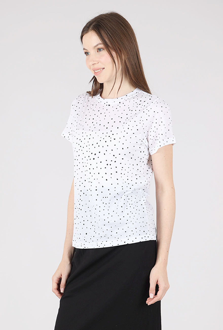 Bel Kazan Mika Tee, White Dot 