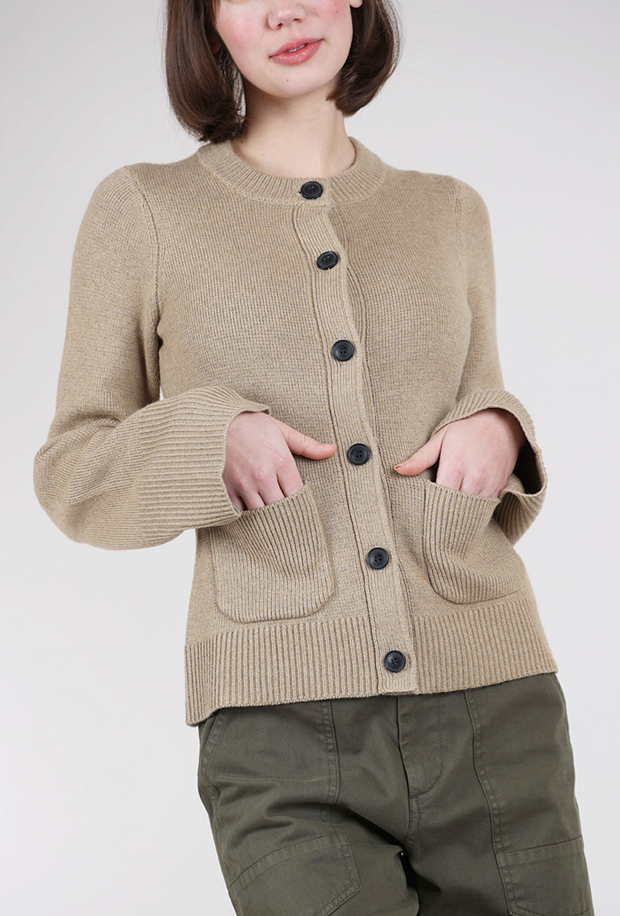 Pistola Dani Cardigan, Toasted Wheat 