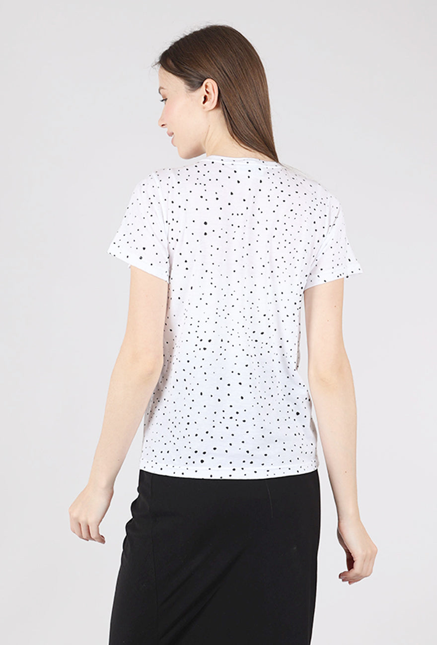 Bel Kazan Mika Tee, White Dot 