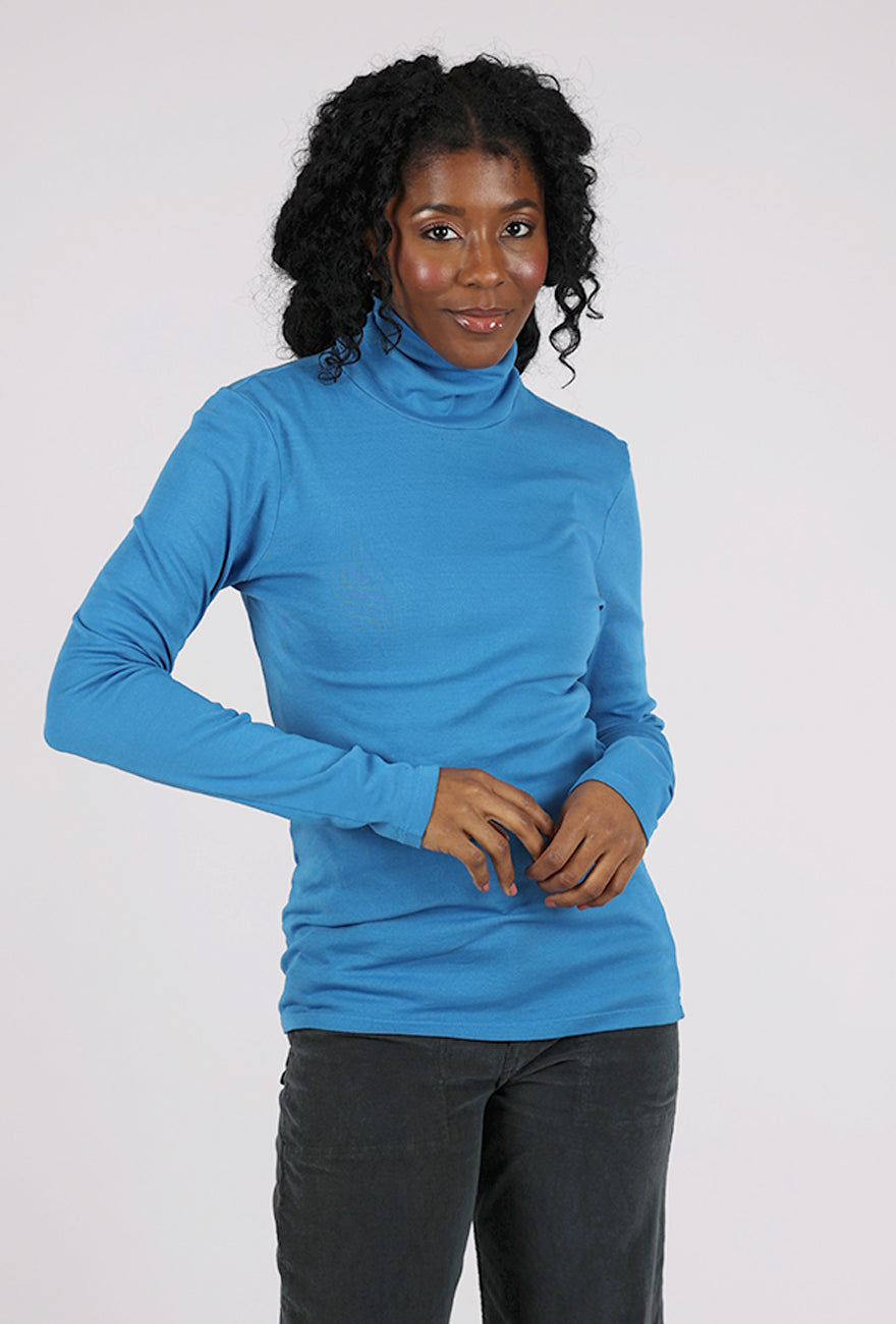 Prairie Underground PRU Rib Turtleneck, French Blue 