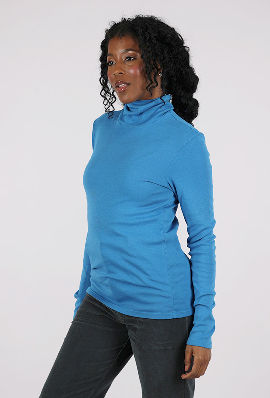 Prairie Underground PRU Rib Turtleneck, French Blue 