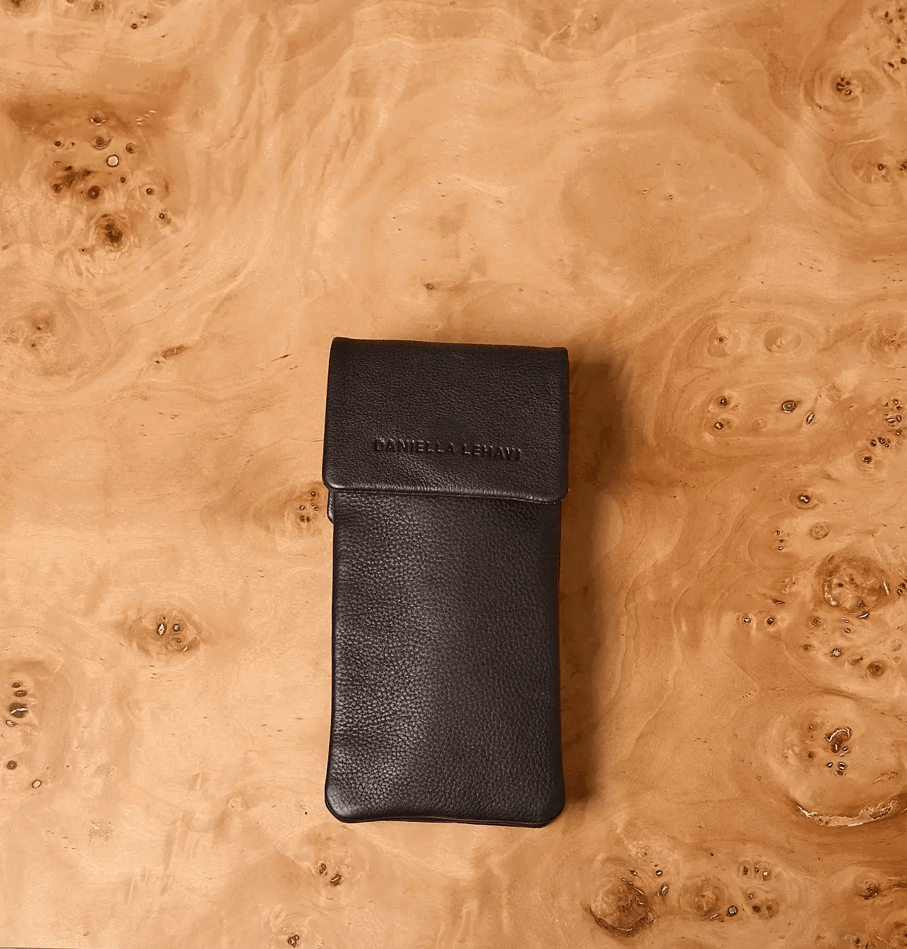 Daniella Lehavi Iris Double Glasses Case, Red Croco 