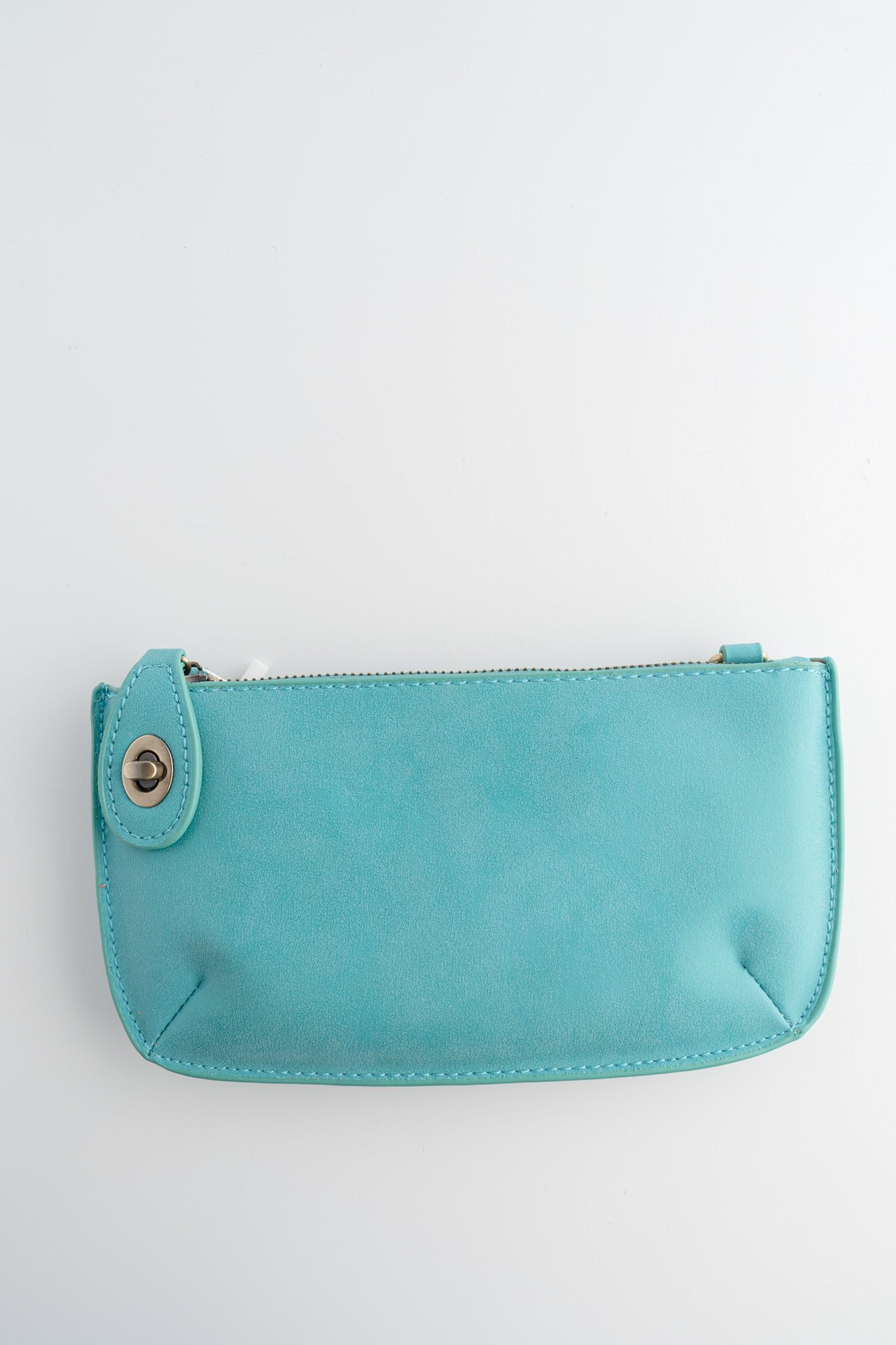 Joy Accessories Mini Crossbody Wristlet, Light Turquoise Luxe 