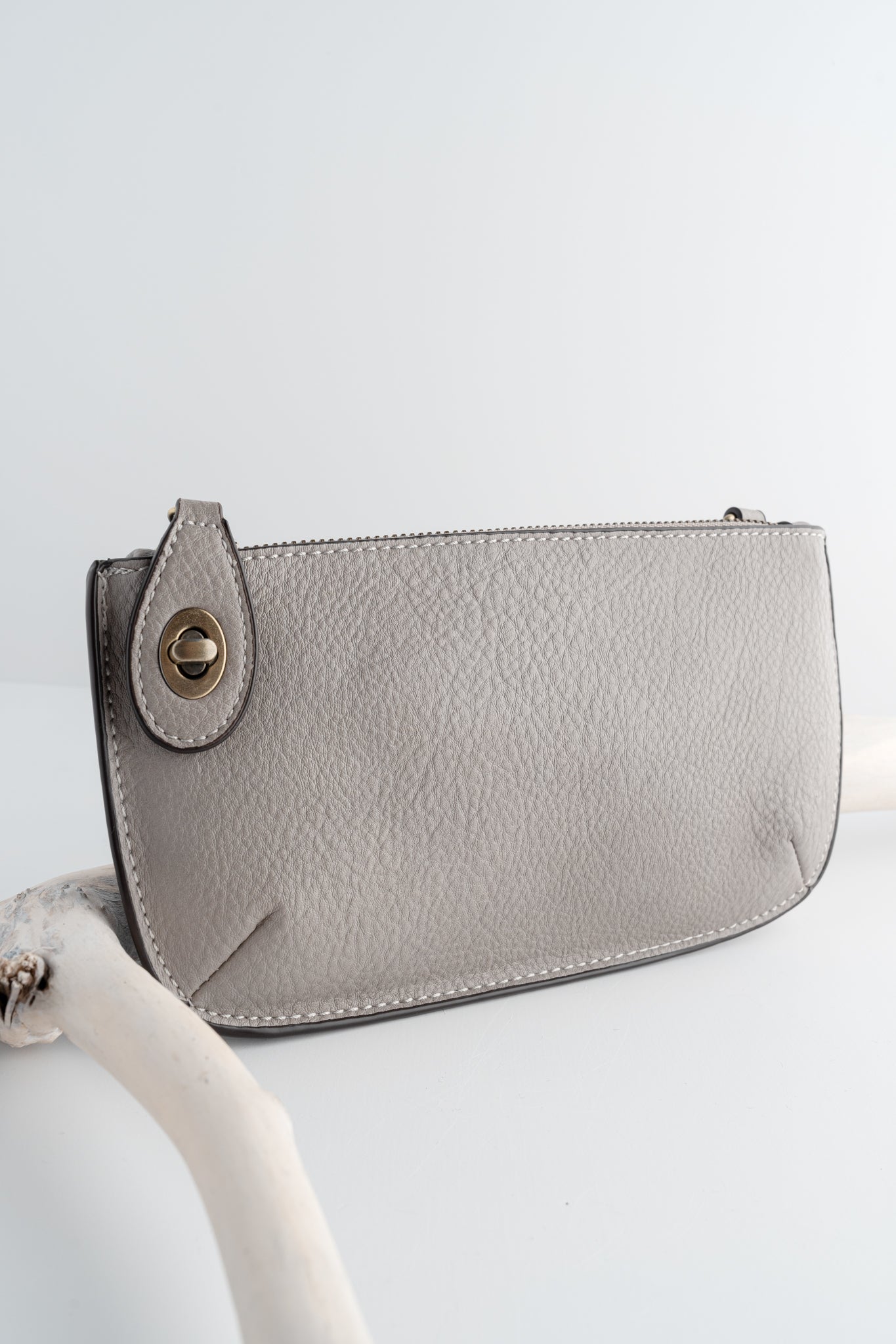 Joy Accessories Mini Crossbody Wristlet, Harbor Gray 