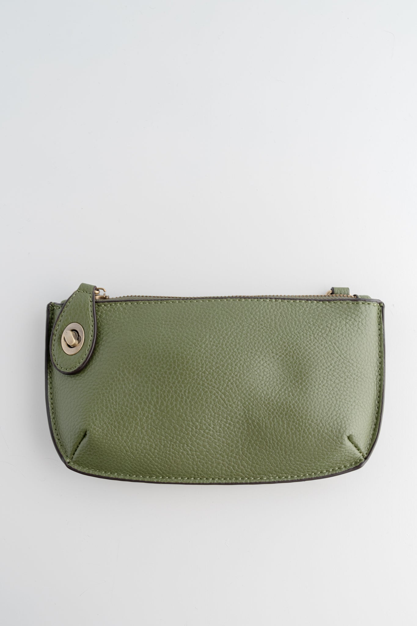 Joy Accessories Mini Crossbody Wristlet, Dark Olive 
