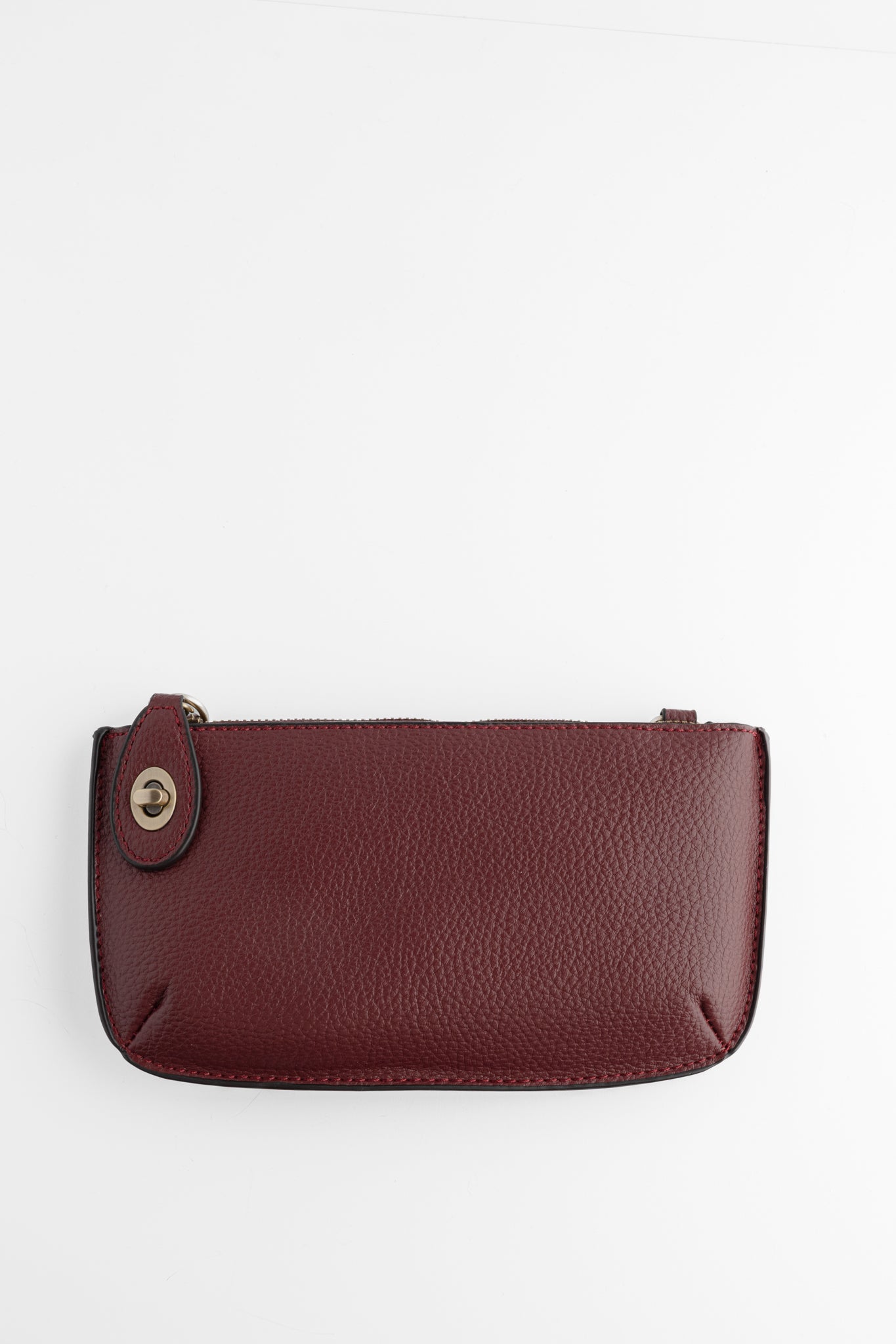 Joy Accessories Mini Crossbody Wristlet, Deep Crimson 