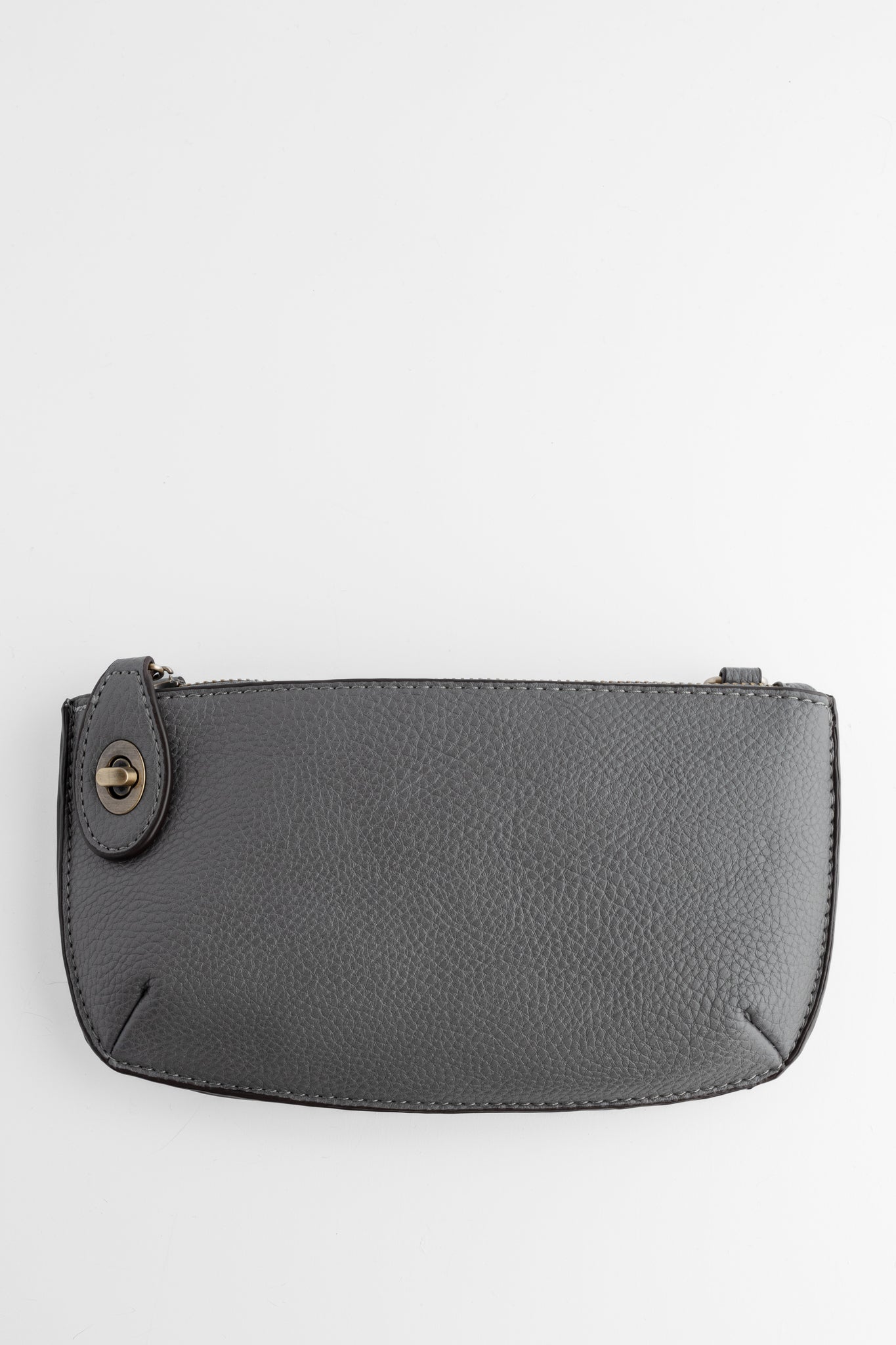 Joy Accessories Mini Crossbody Wristlet, Shadow Gray 