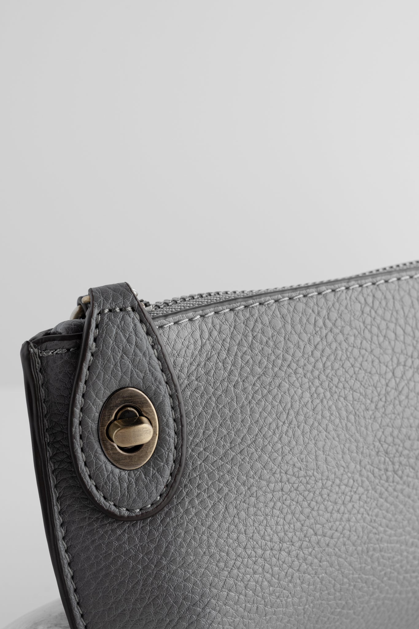 Joy Accessories Mini Crossbody Wristlet, Shadow Gray 