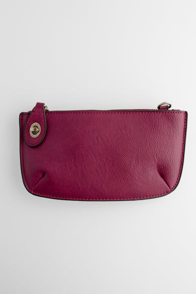 Joy Accessories Mini Crossbody Wristlet - Mulberry 