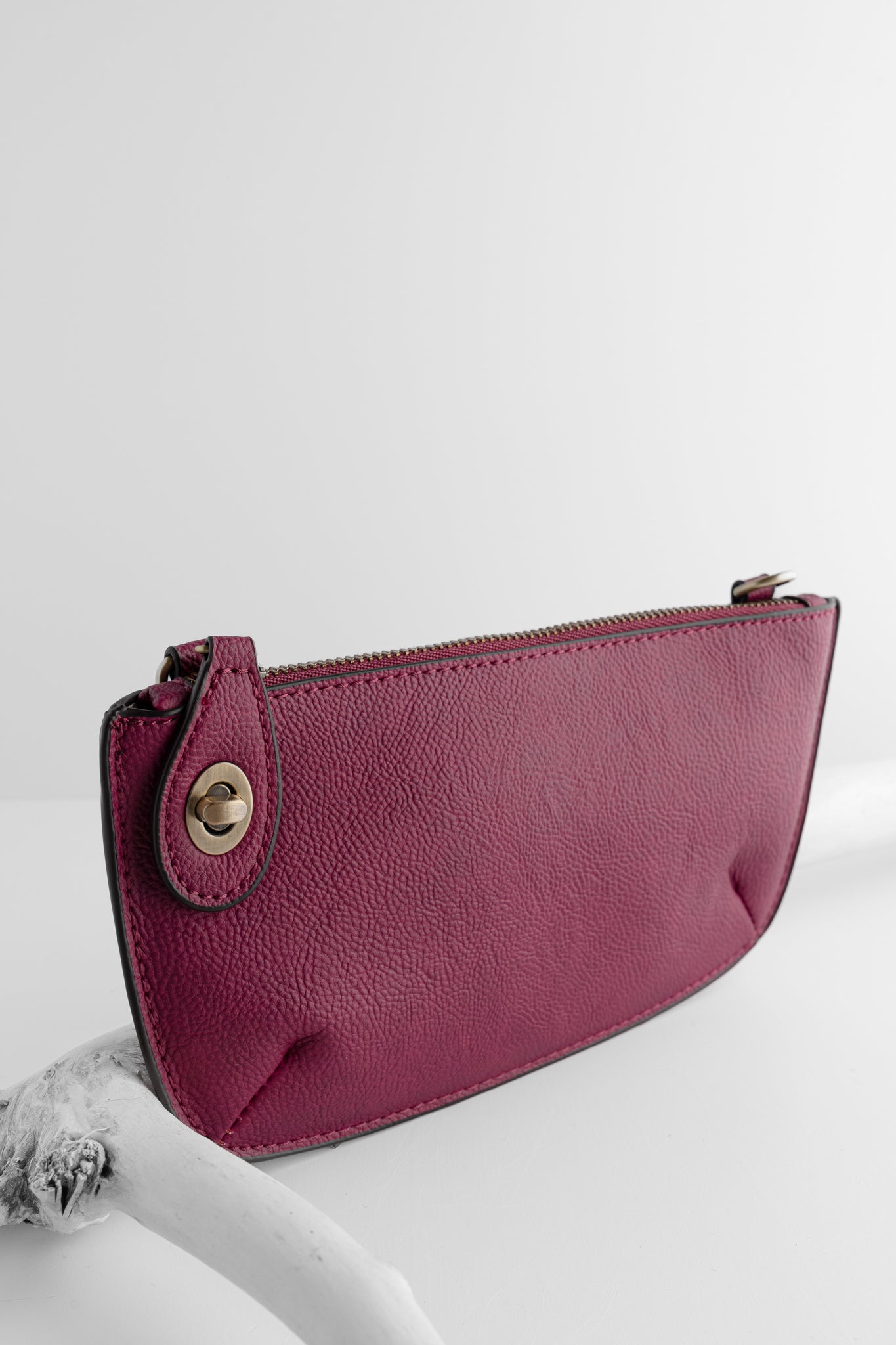 Joy Accessories Mini Crossbody Wristlet - Mulberry 