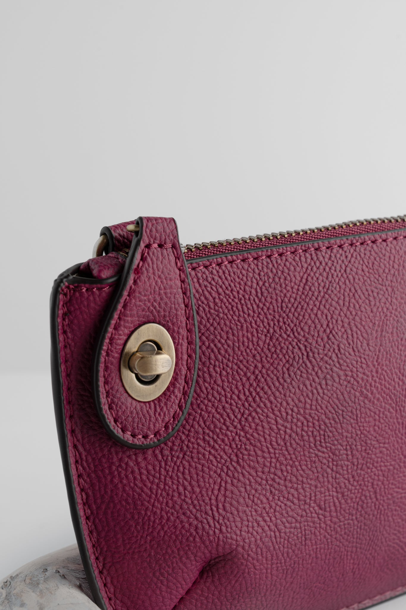 Joy Accessories Mini Crossbody Wristlet - Mulberry 
