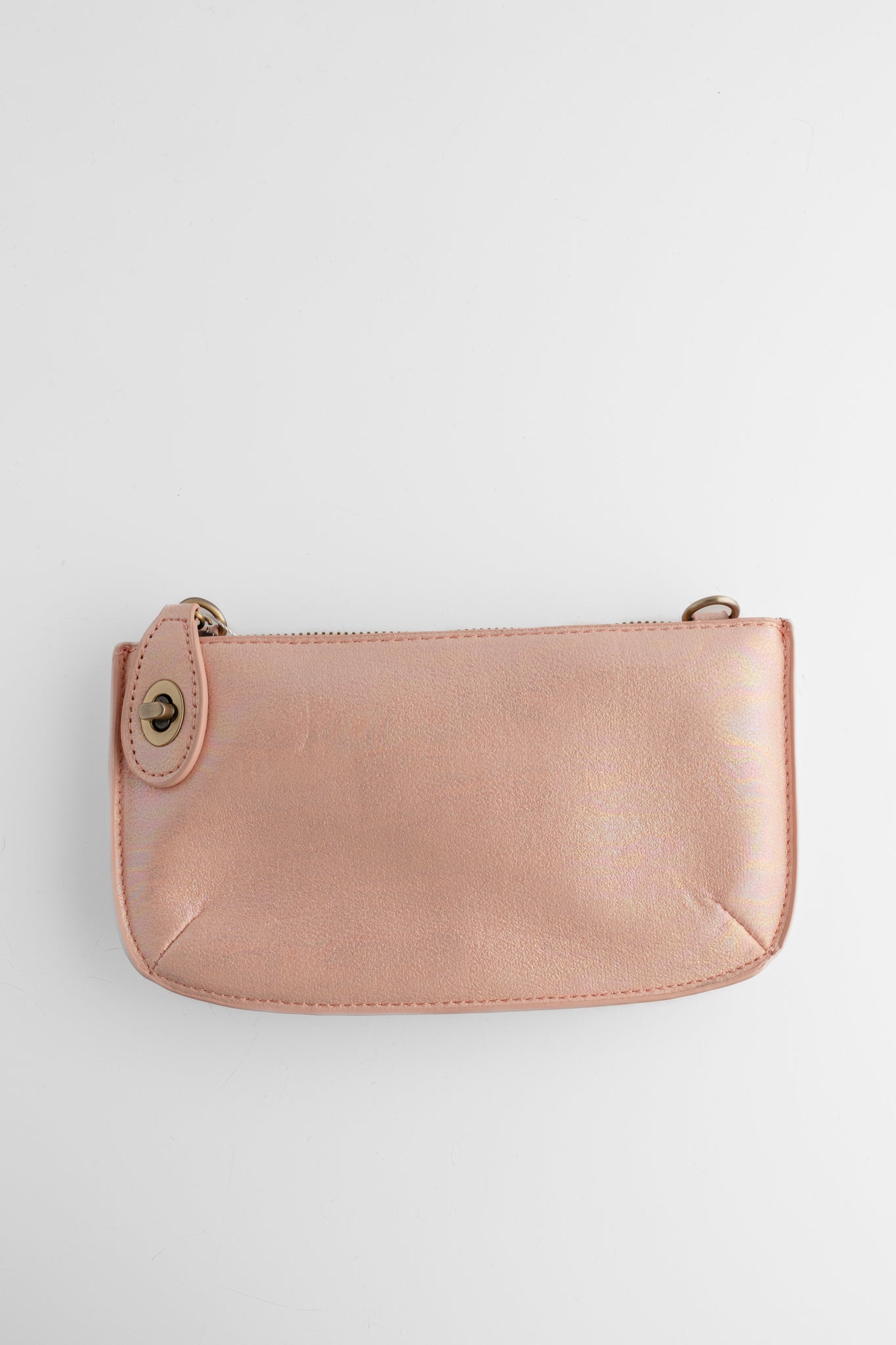 Joy Accessories Mini Wristlet Clutch, Holographic Pink 