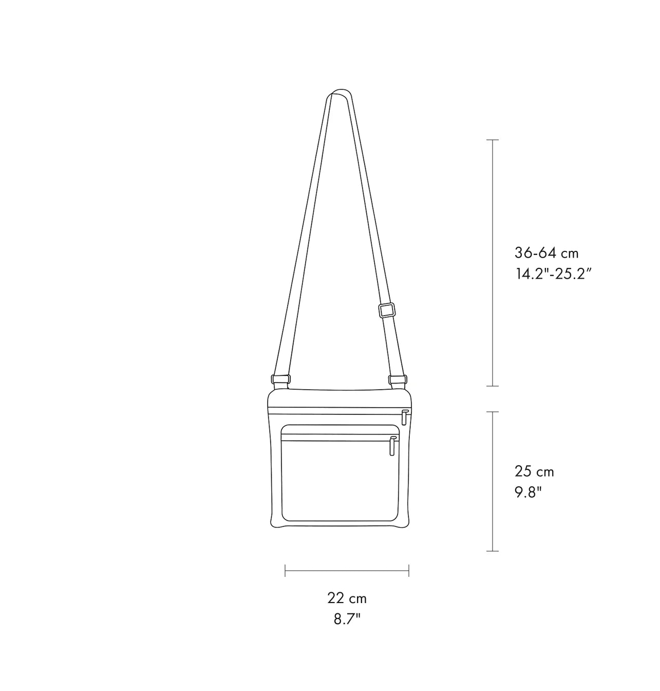 Daniella Lehavi Liverpool Crossbody Bag - Black and White 