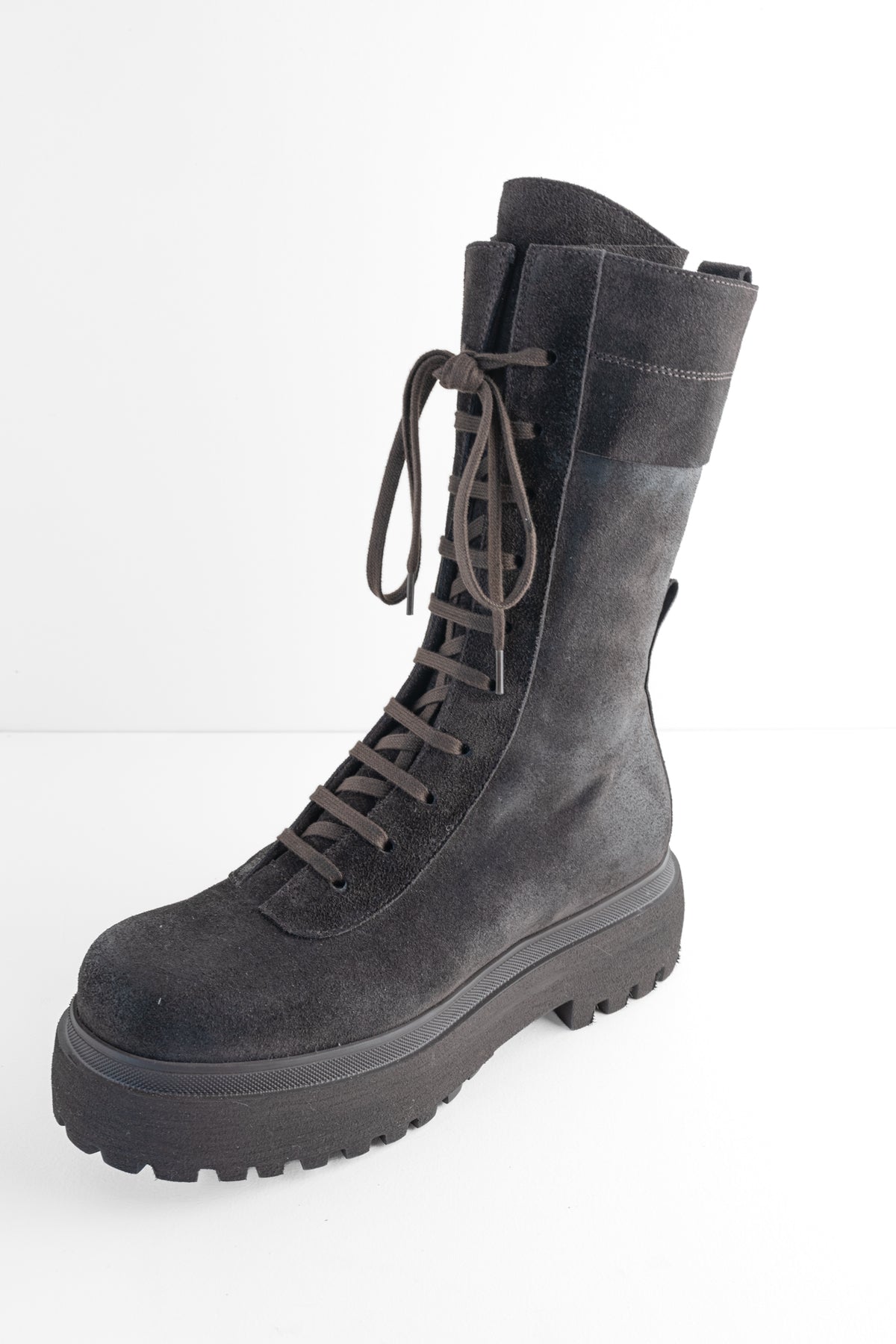 Lofina Lace Up Suede Platform Boot, Londra 