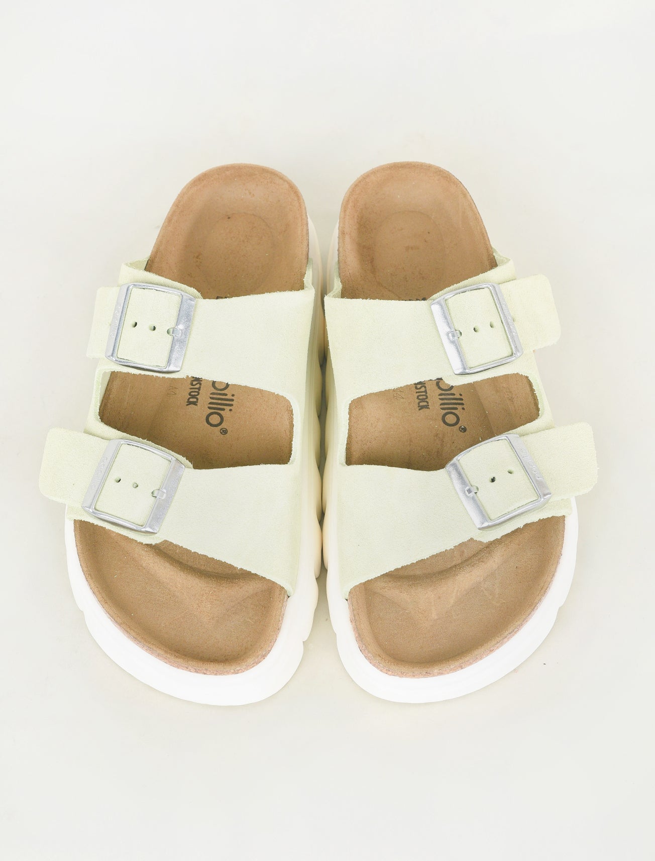 Birkenstock Arizona Chunky, Faded Lime 