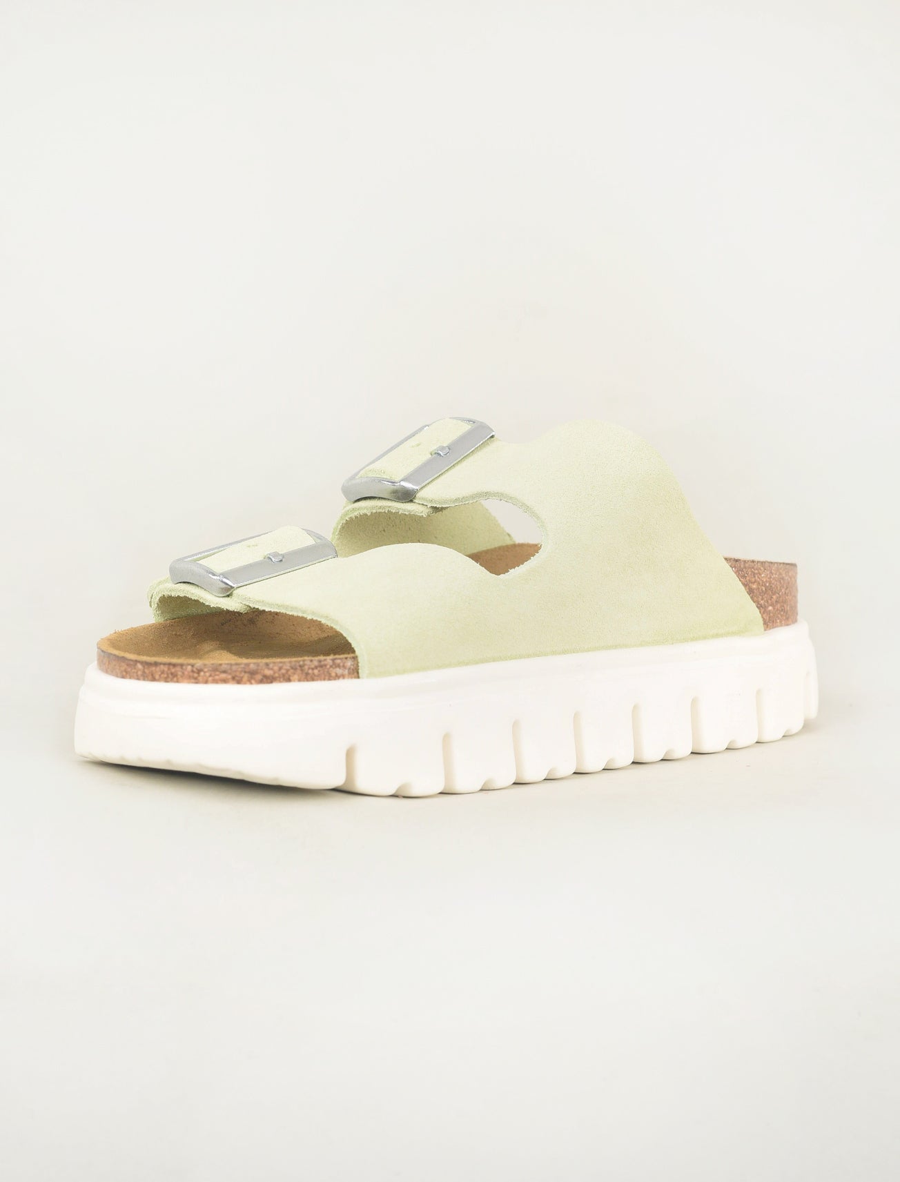 Birkenstock Arizona Chunky, Faded Lime 