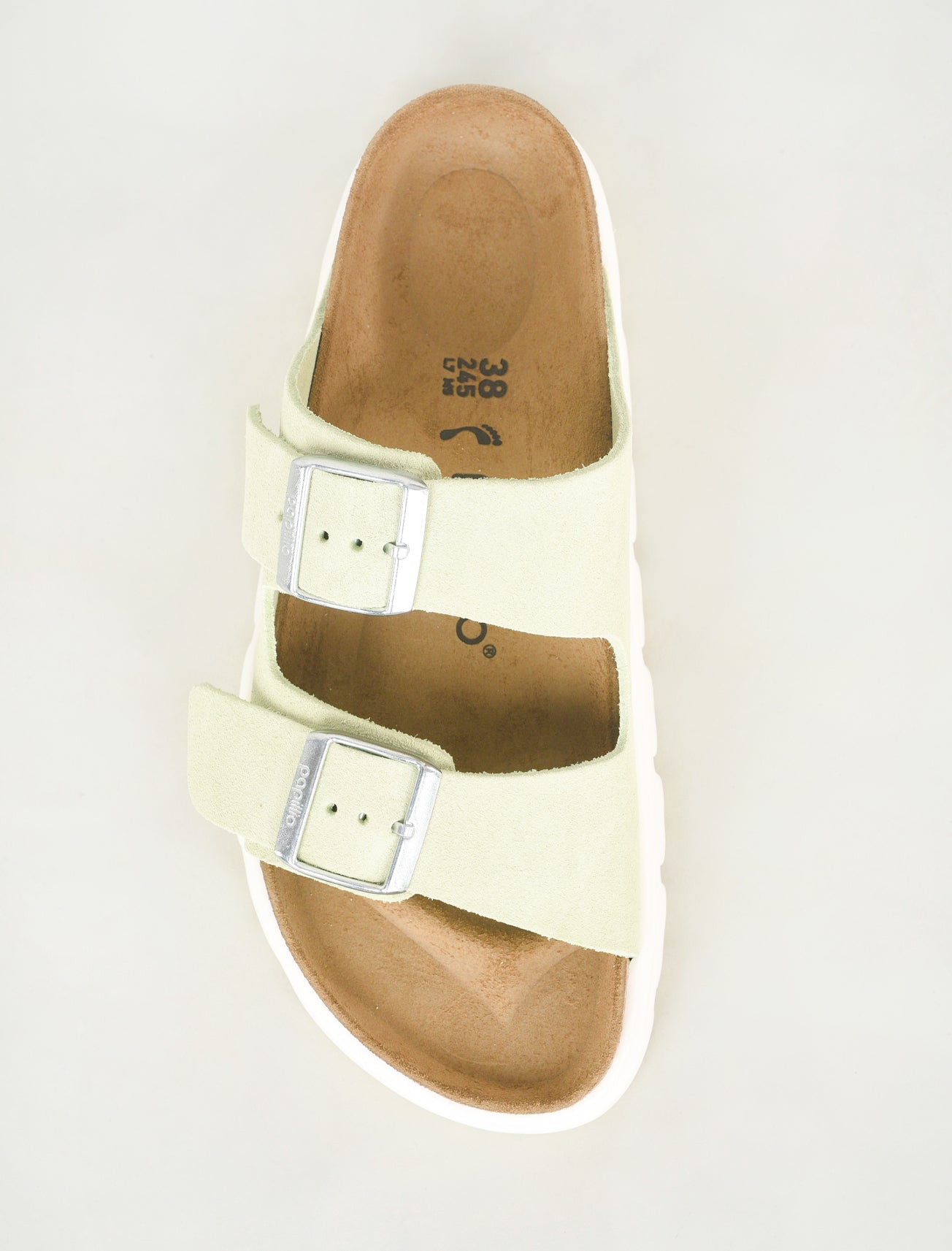 Birkenstock Arizona Chunky, Faded Lime 