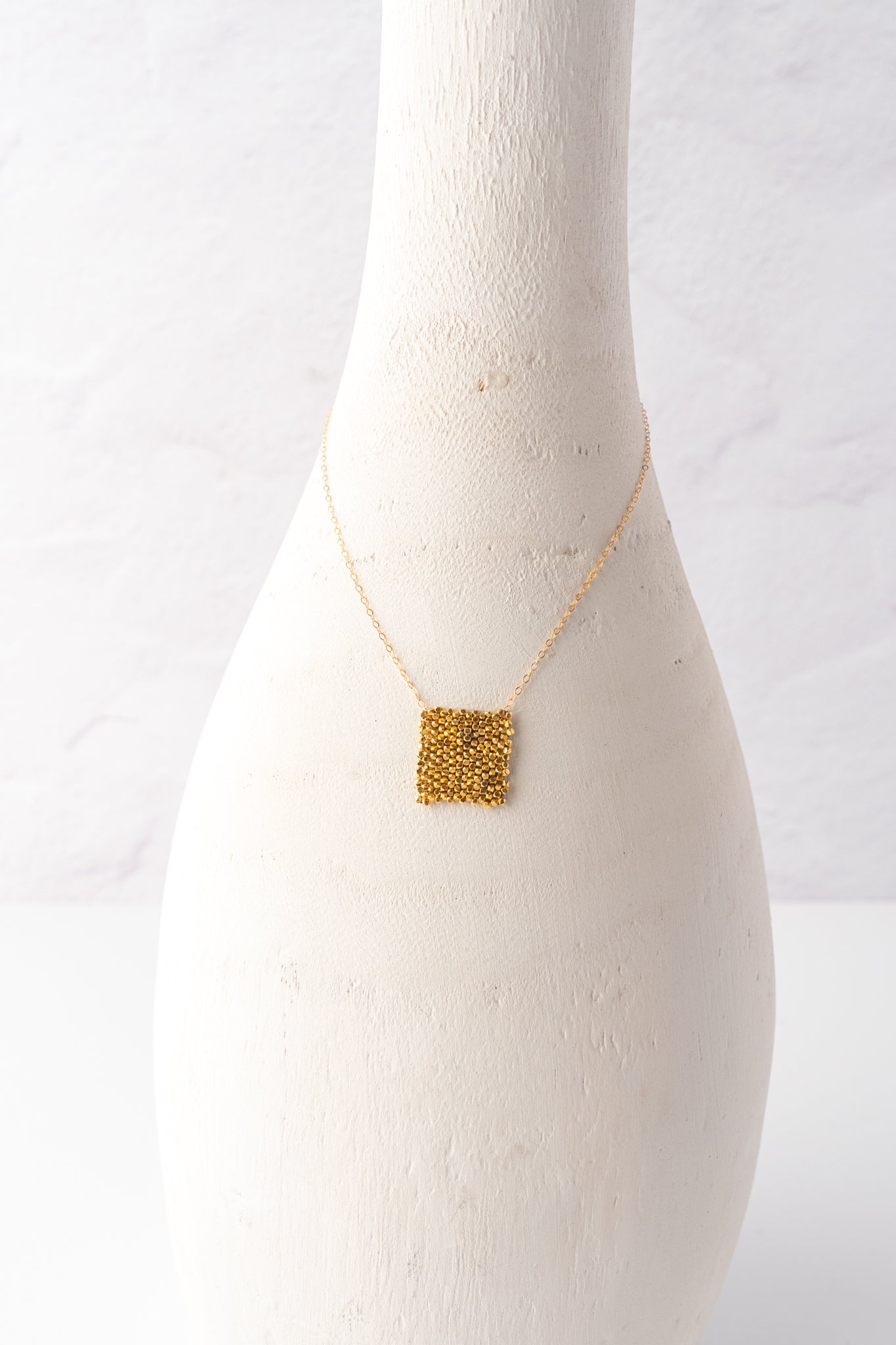 Martell Studio Tiny Gold Vermeil Flag Necklace 