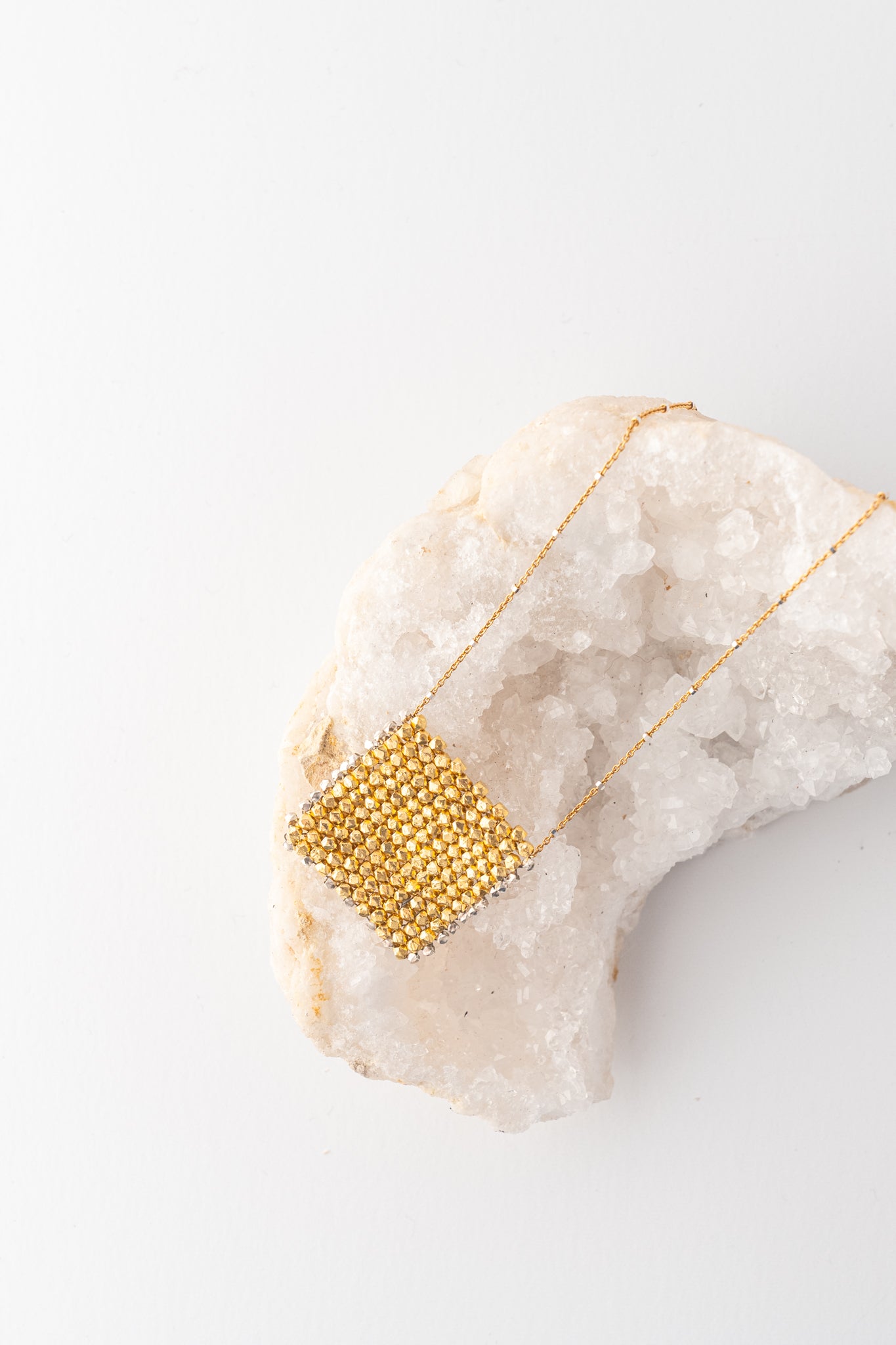 Martell Studio Gold Vermeil Flag Necklace 