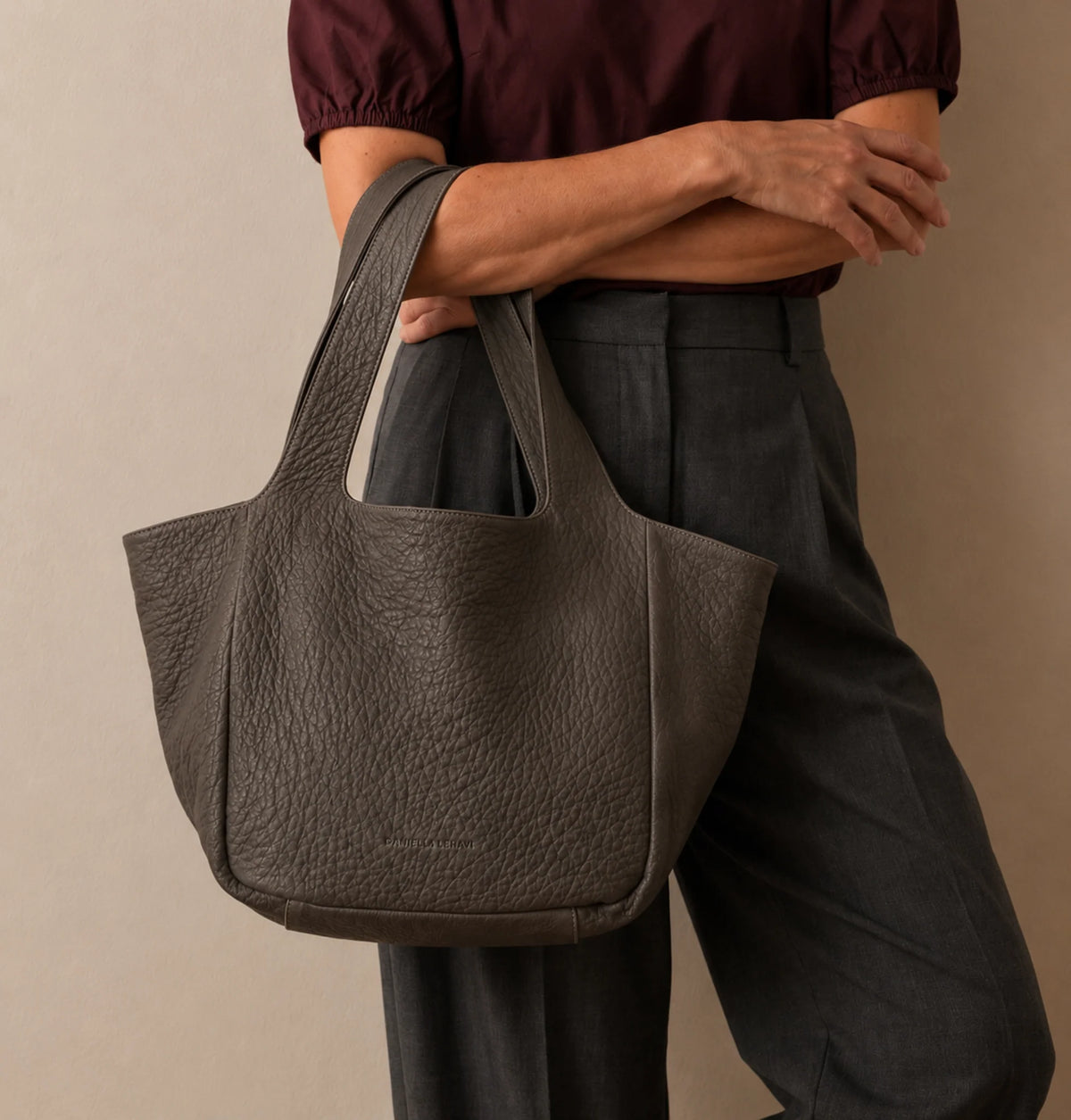 Daniella Lehavi Maya Tote, Storm Gray 