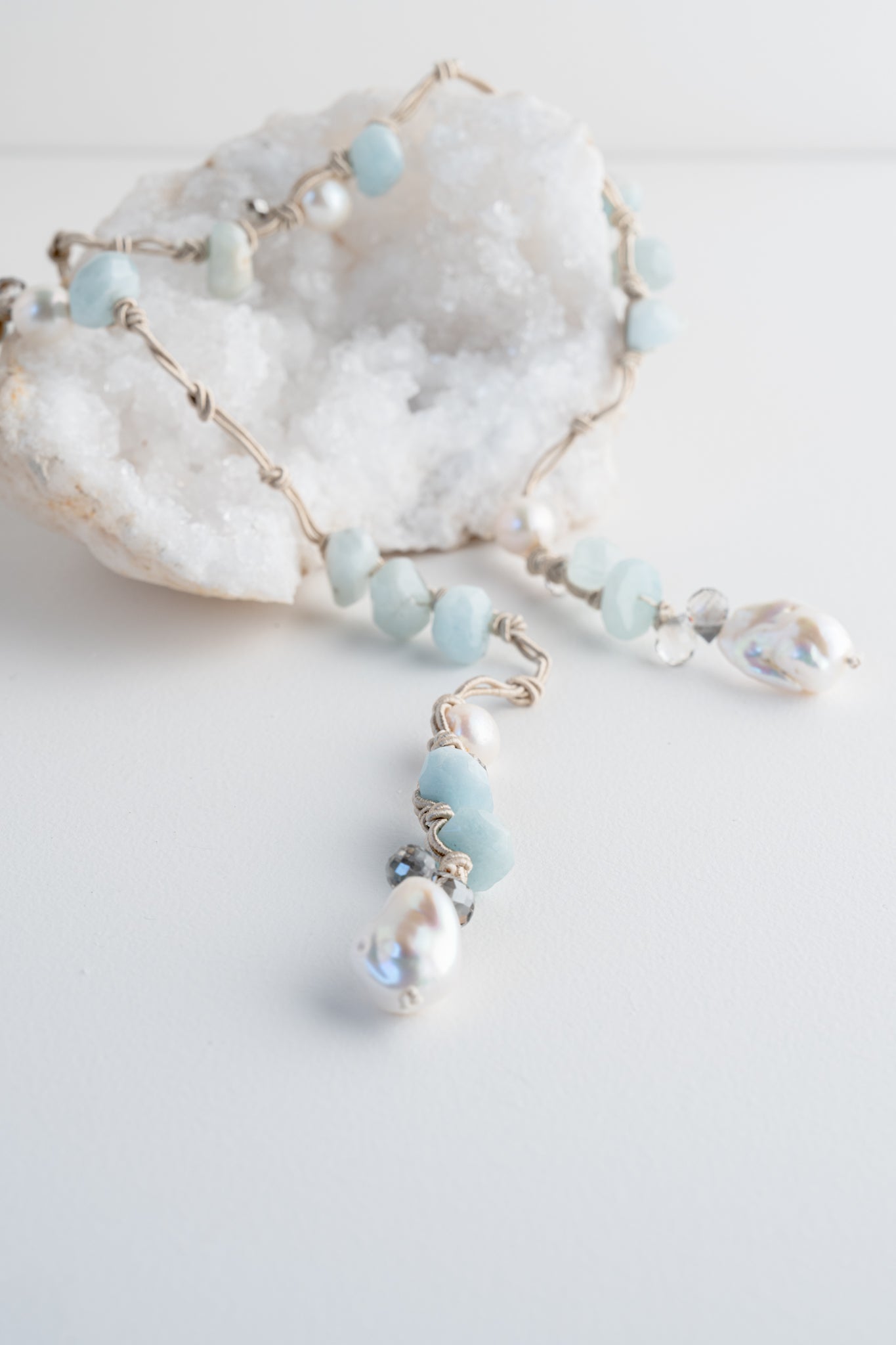 Mela Anna Pearl Necklace 