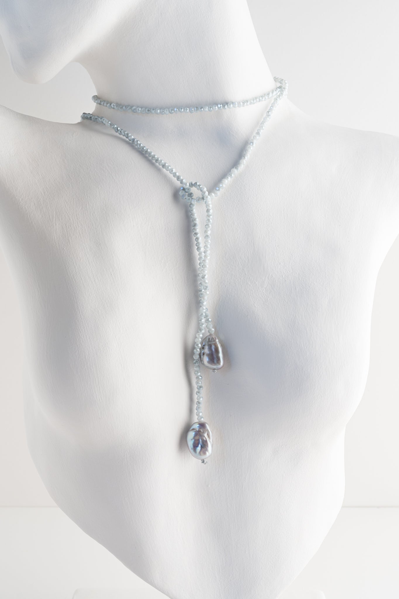 Mela Island Sky Pearl Necklace 