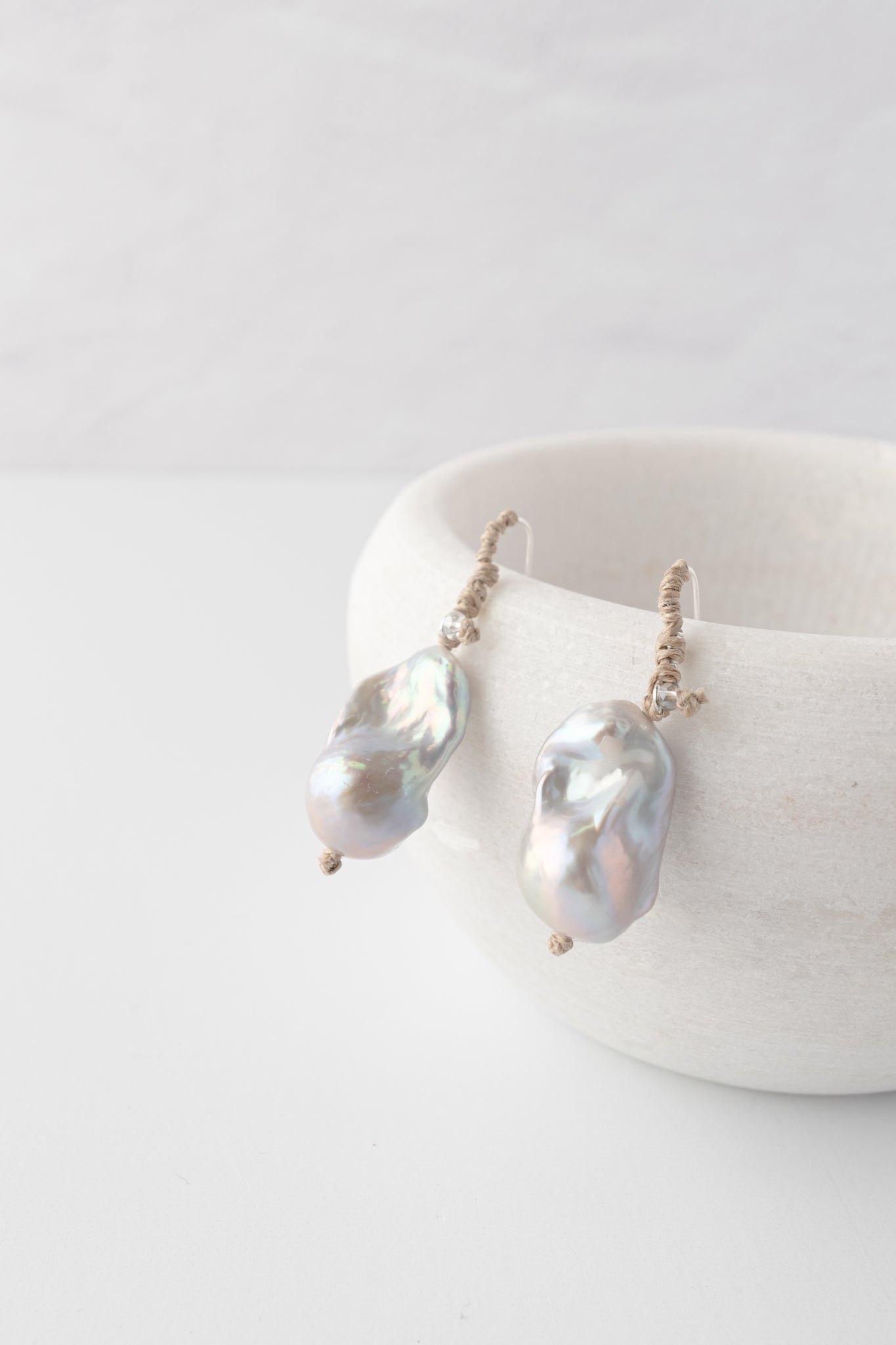 Mela Foster Pearl Earrings 