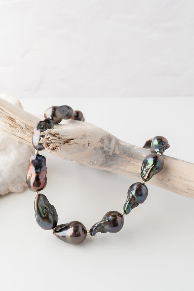 Mela Bora Bora Pearl Necklace 