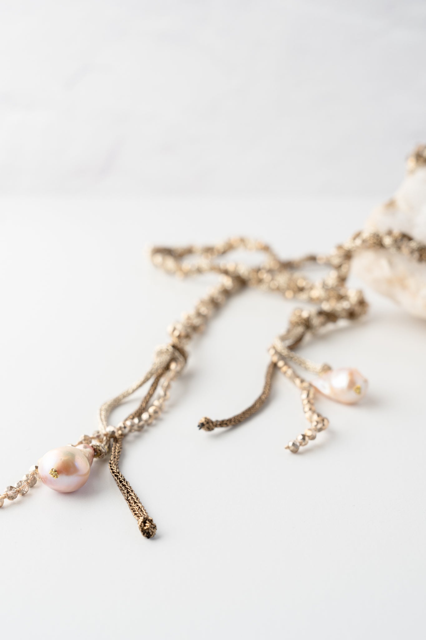 Mela Treccia Necklace, Bronze 