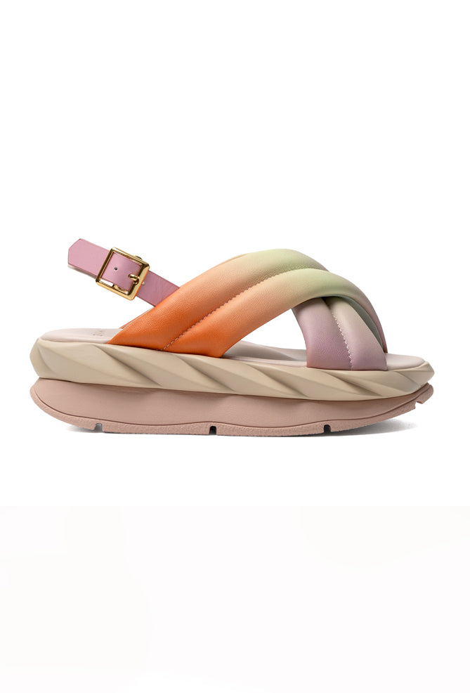 4CCCCEES Mellow Me Sandal, Sunset 