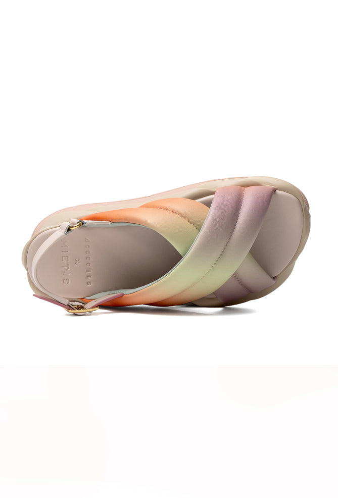 4CCCCEES Mellow Me Sandal, Sunset 