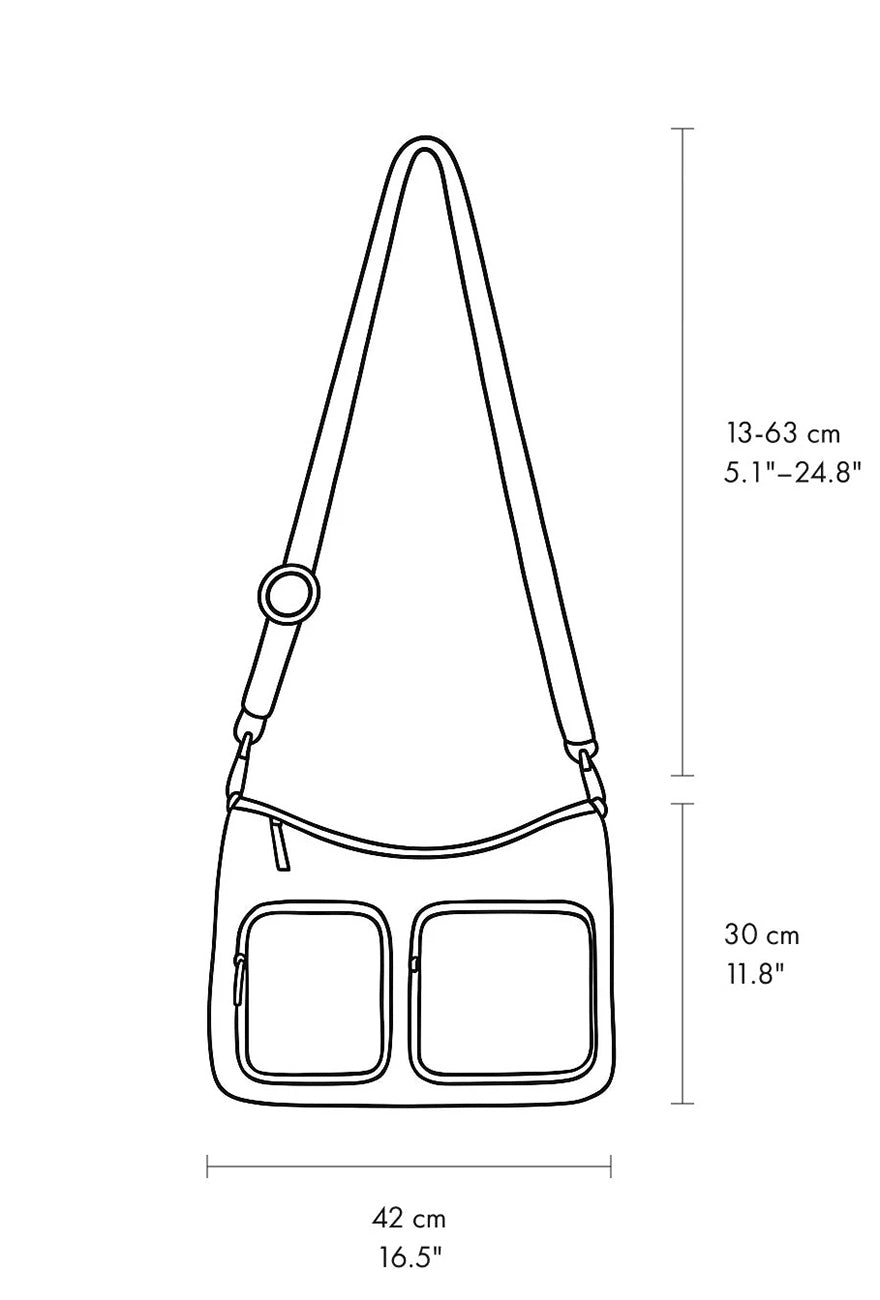 Daniella Lehavi Memphis Hobo Bag, Ribbed Croco 