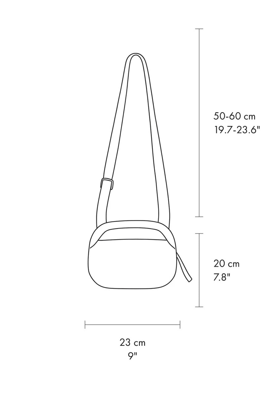 Daniella Lehavi Billie Mini Crossbody Bag, Wavy Black 