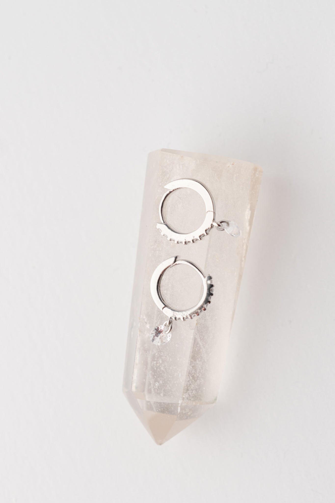 Native Gem Bon Bon Circle Huggies Earrings 