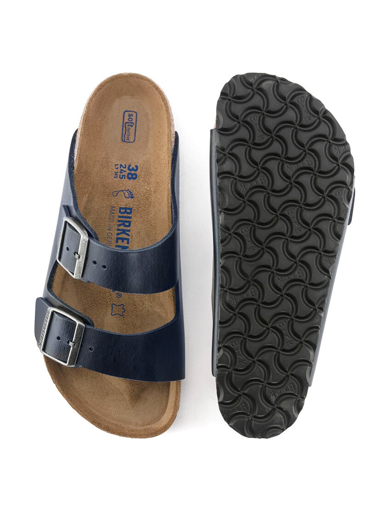 Birkenstock Arizona Sandal, Oiled Navy 