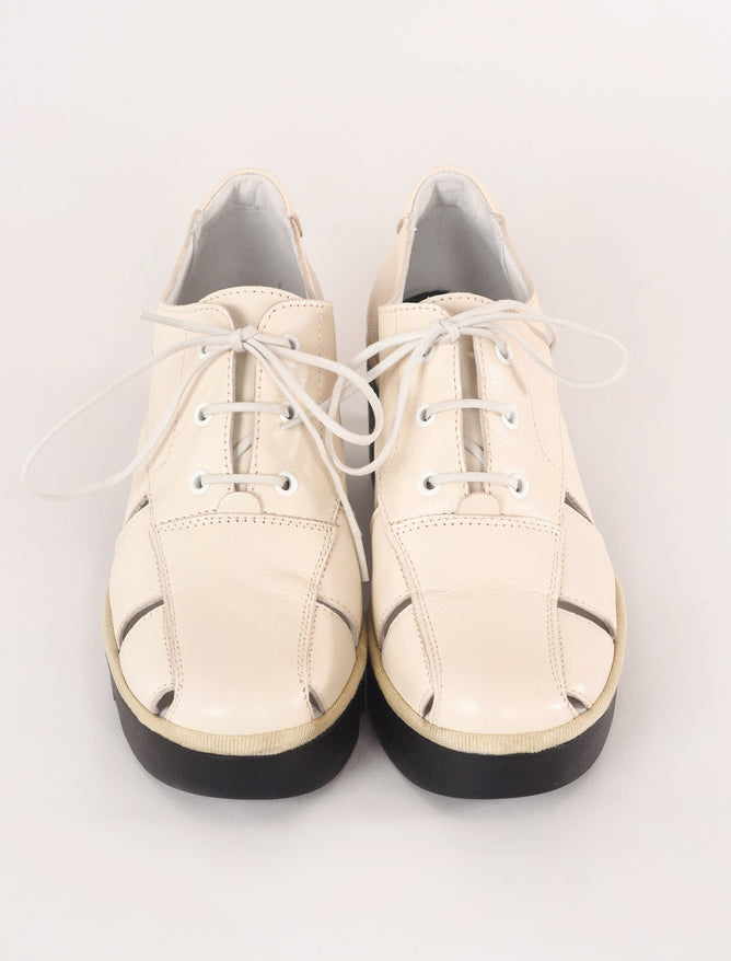 Fly London Bogi Platform Oxford, Off White 