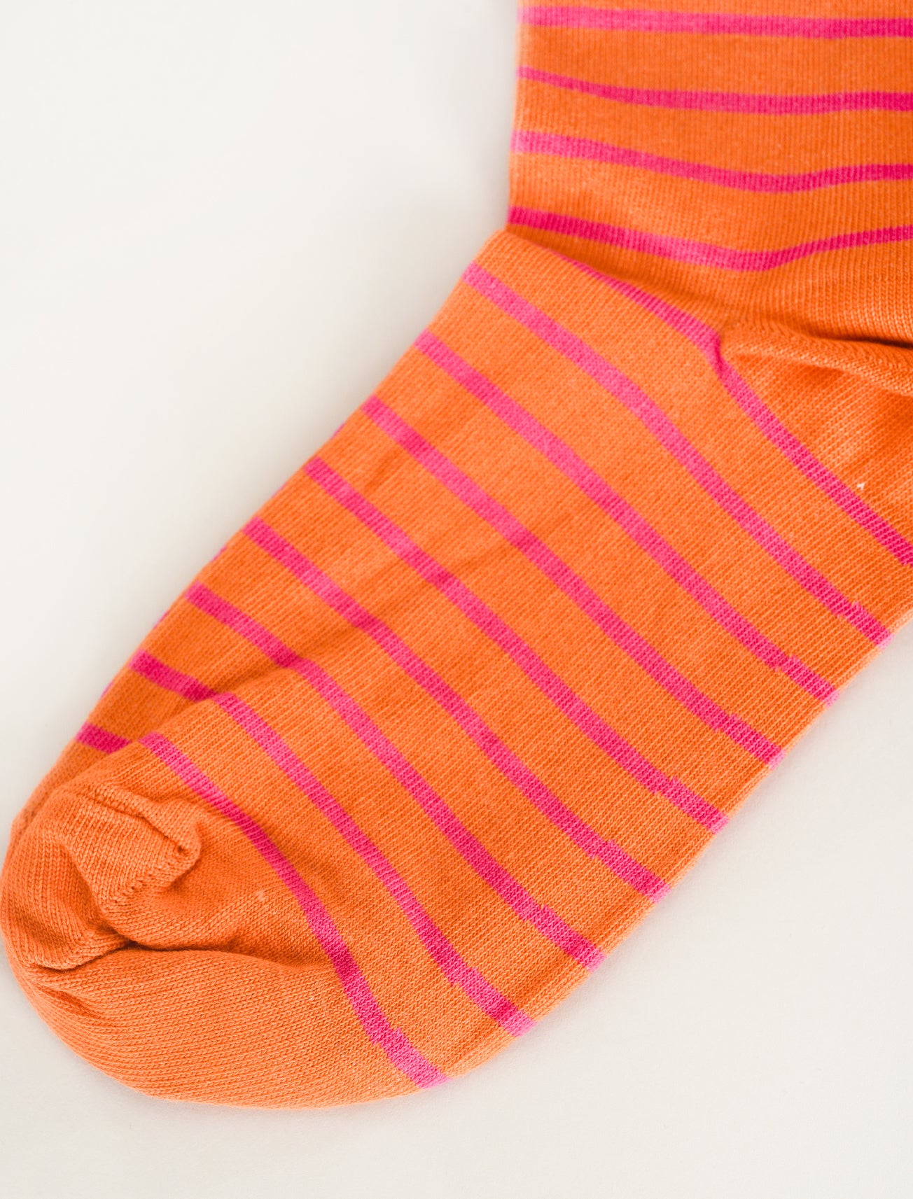 Alessandro Aste AA Classic Stripe Socks, Orange/Fuchsia One Size Orange