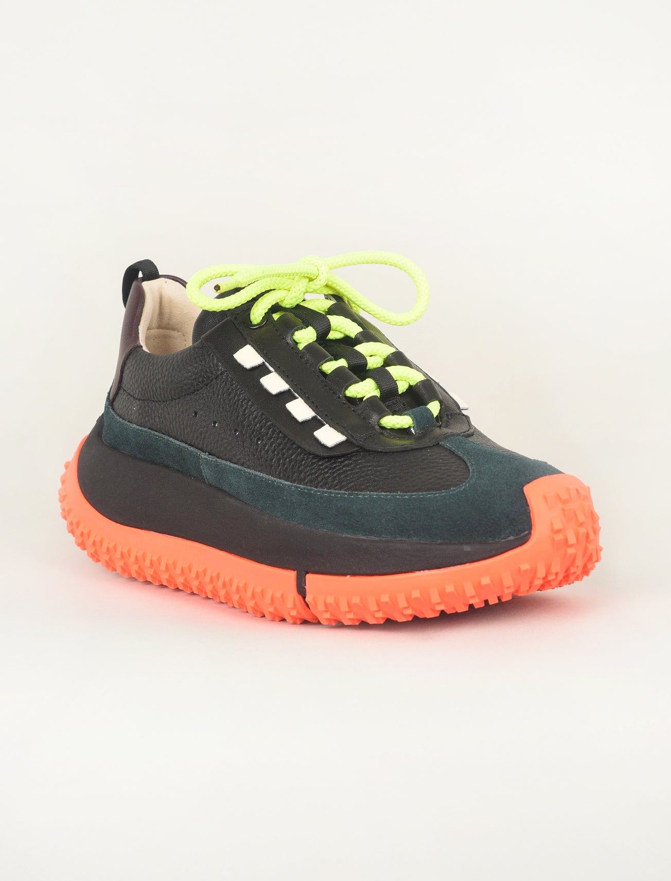 4CCCCEES Kapok Pinto Sneaker, Onyx 