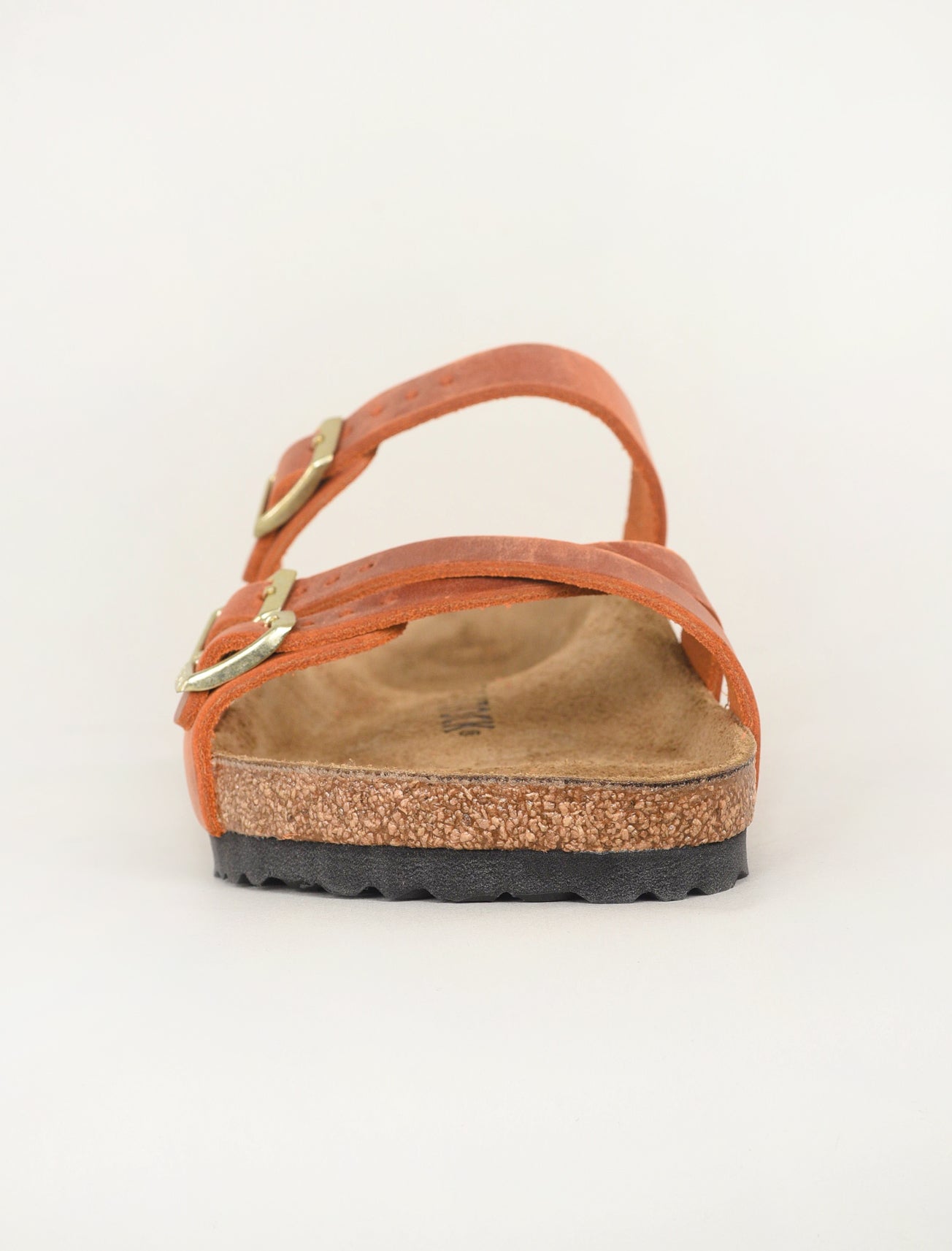 Birkenstock Franca Oiled Leather Sandal, Burnt Orange 