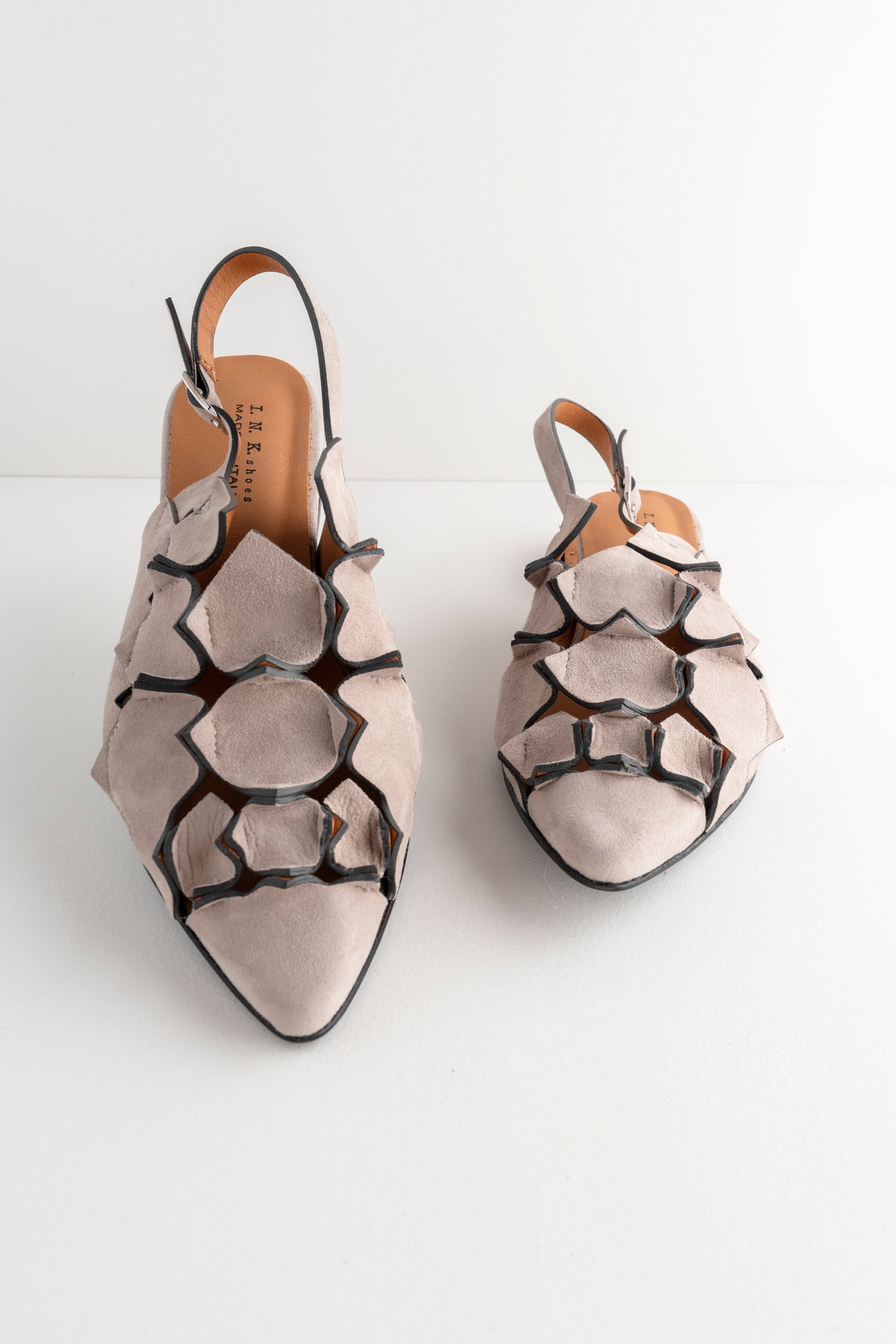Ink Footwear Origami Flat, Natural/Cuoio 