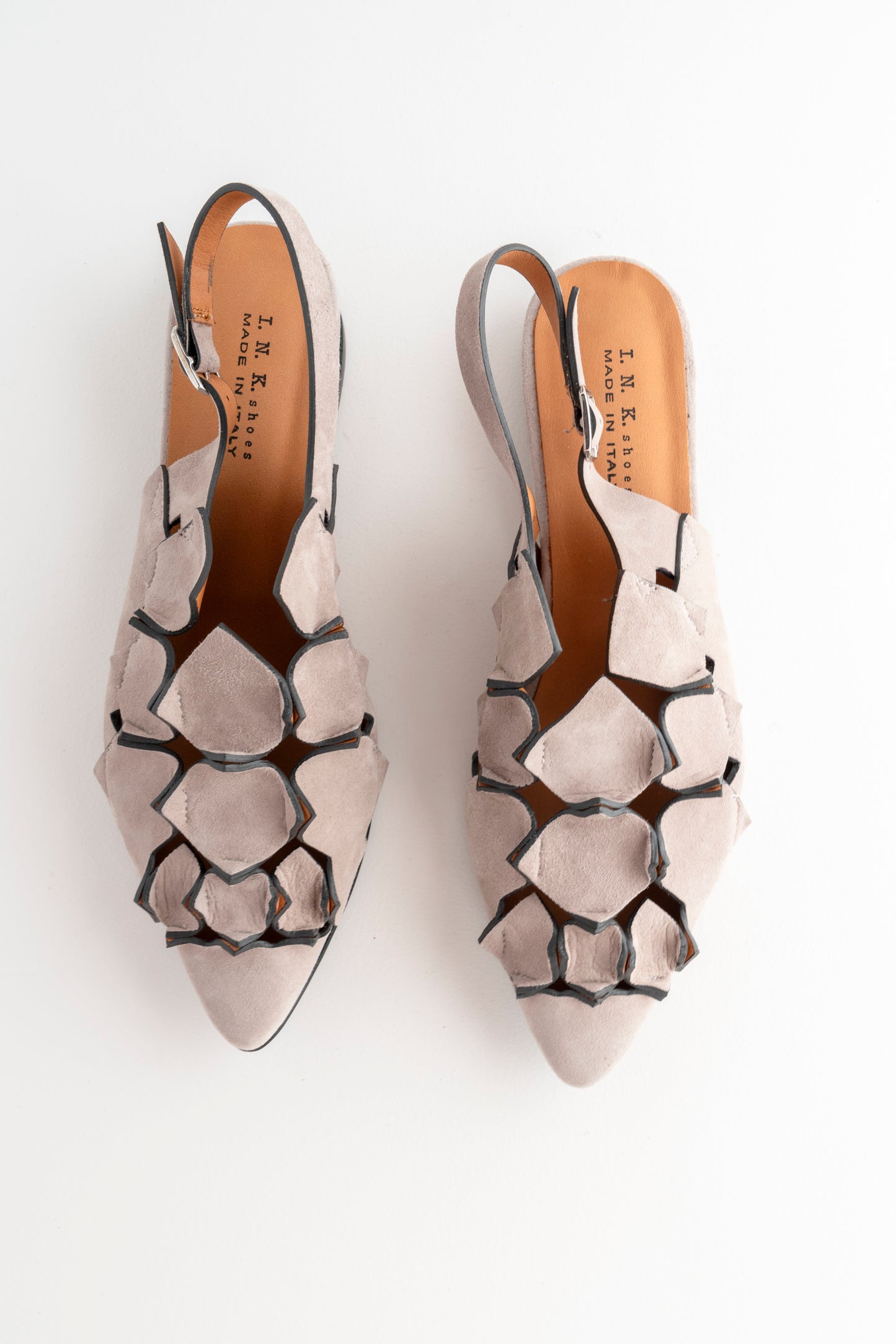 Ink Footwear Origami Flat, Natural/Cuoio 
