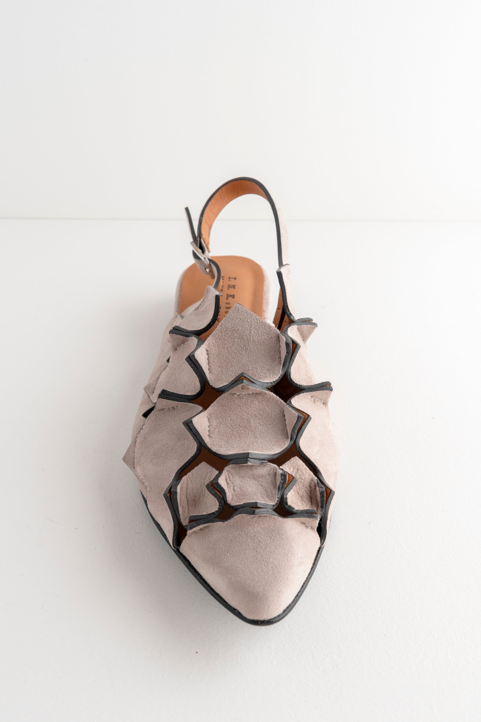 Ink Footwear Origami Flat, Natural/Cuoio 