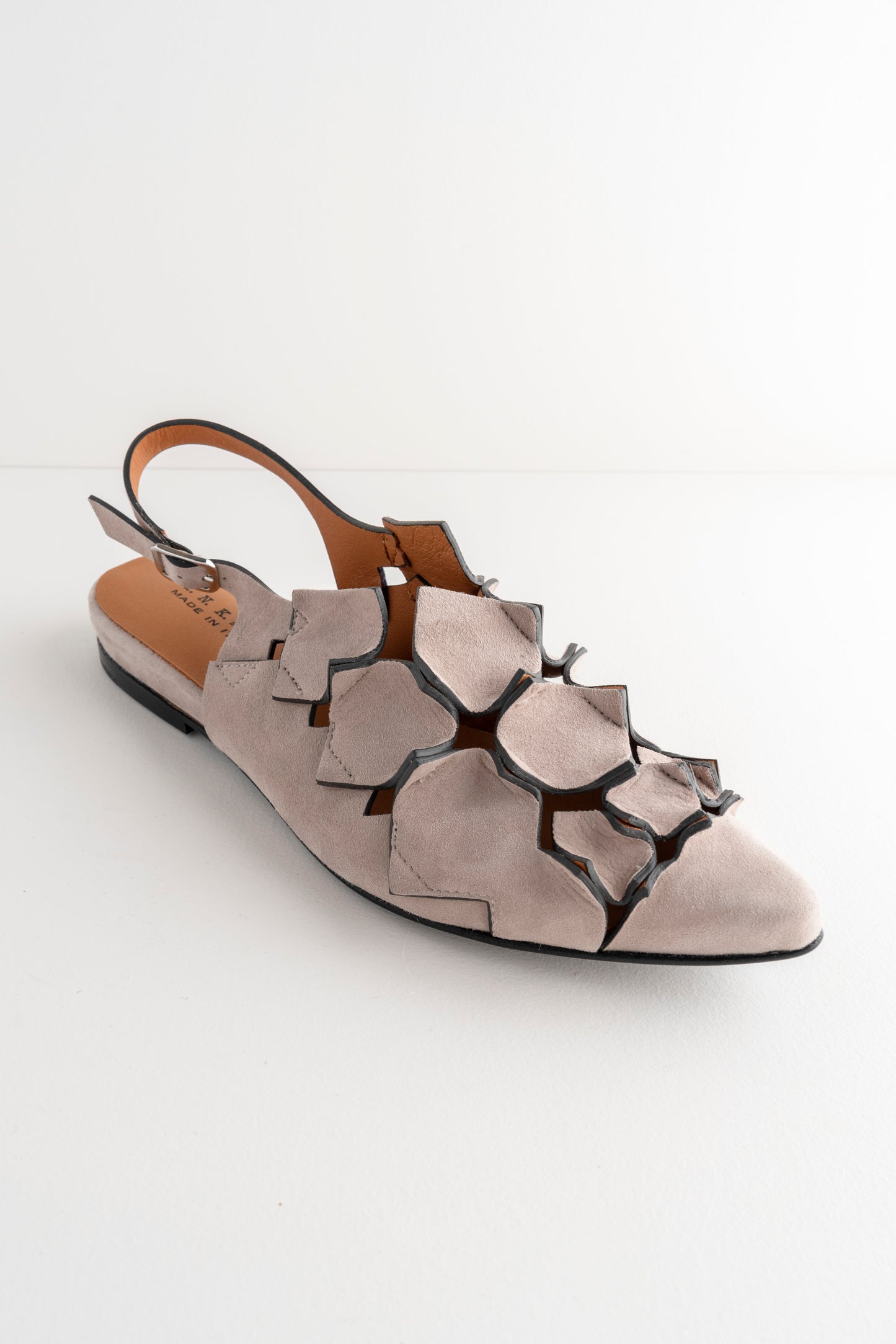 Ink Footwear Origami Flat, Natural/Cuoio 