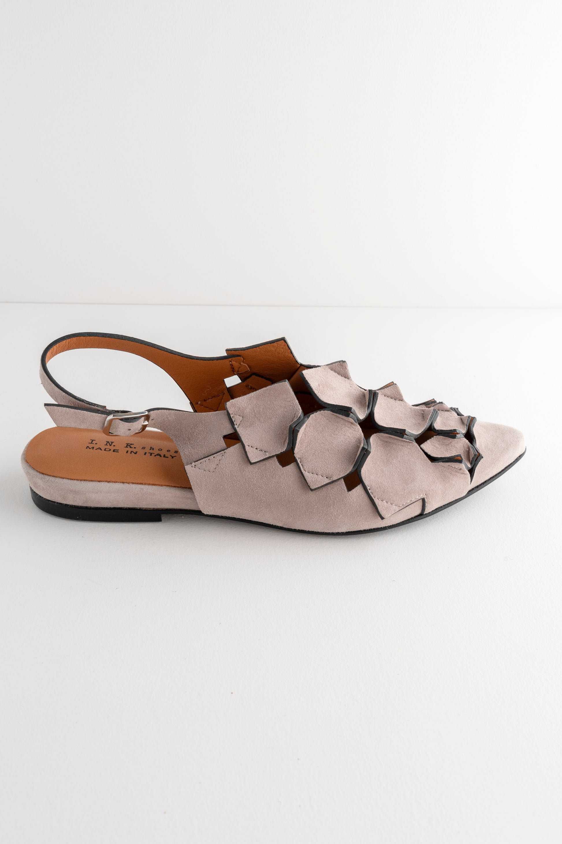 Ink Footwear Origami Flat, Natural/Cuoio 