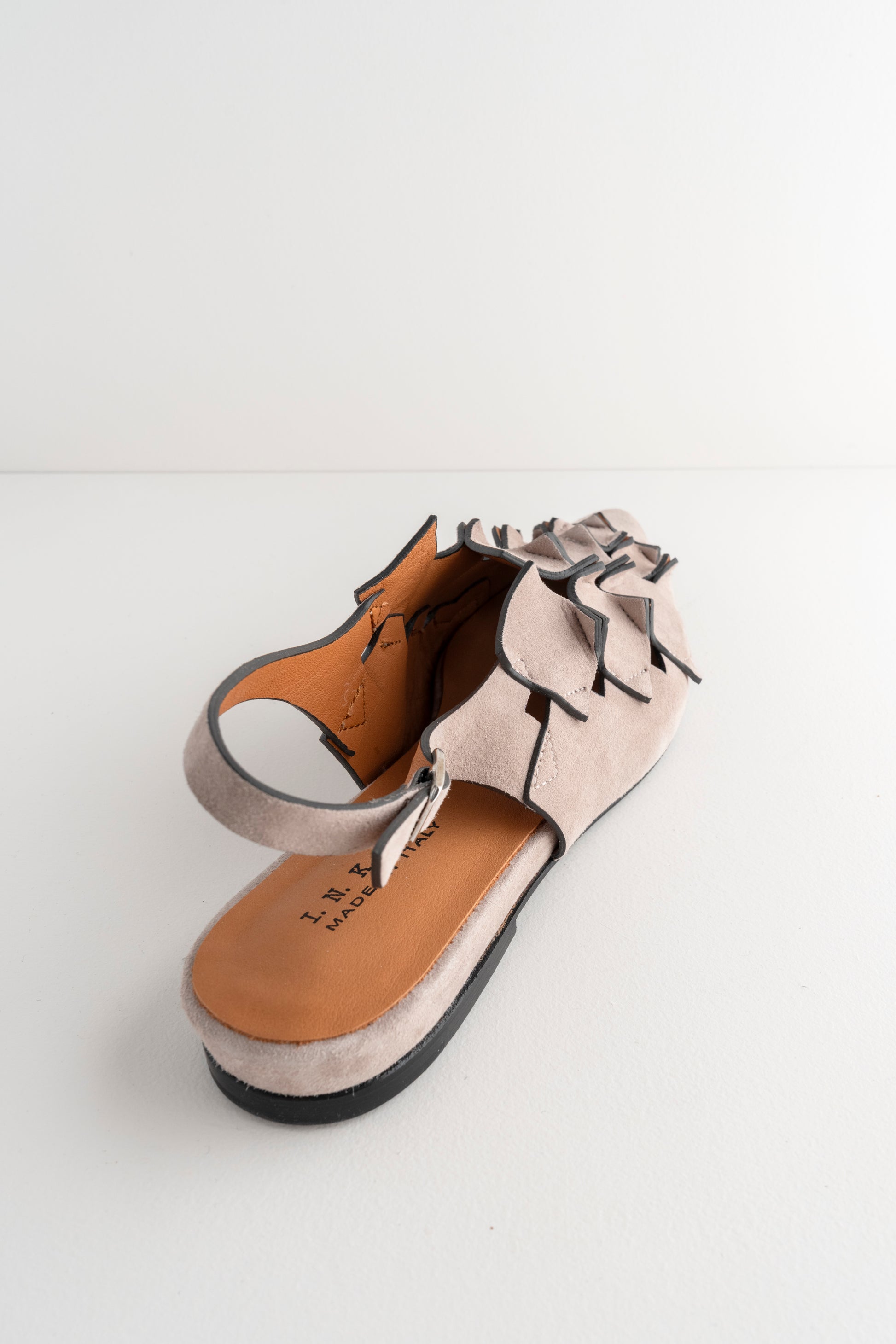 Ink Footwear Origami Flat, Natural/Cuoio 