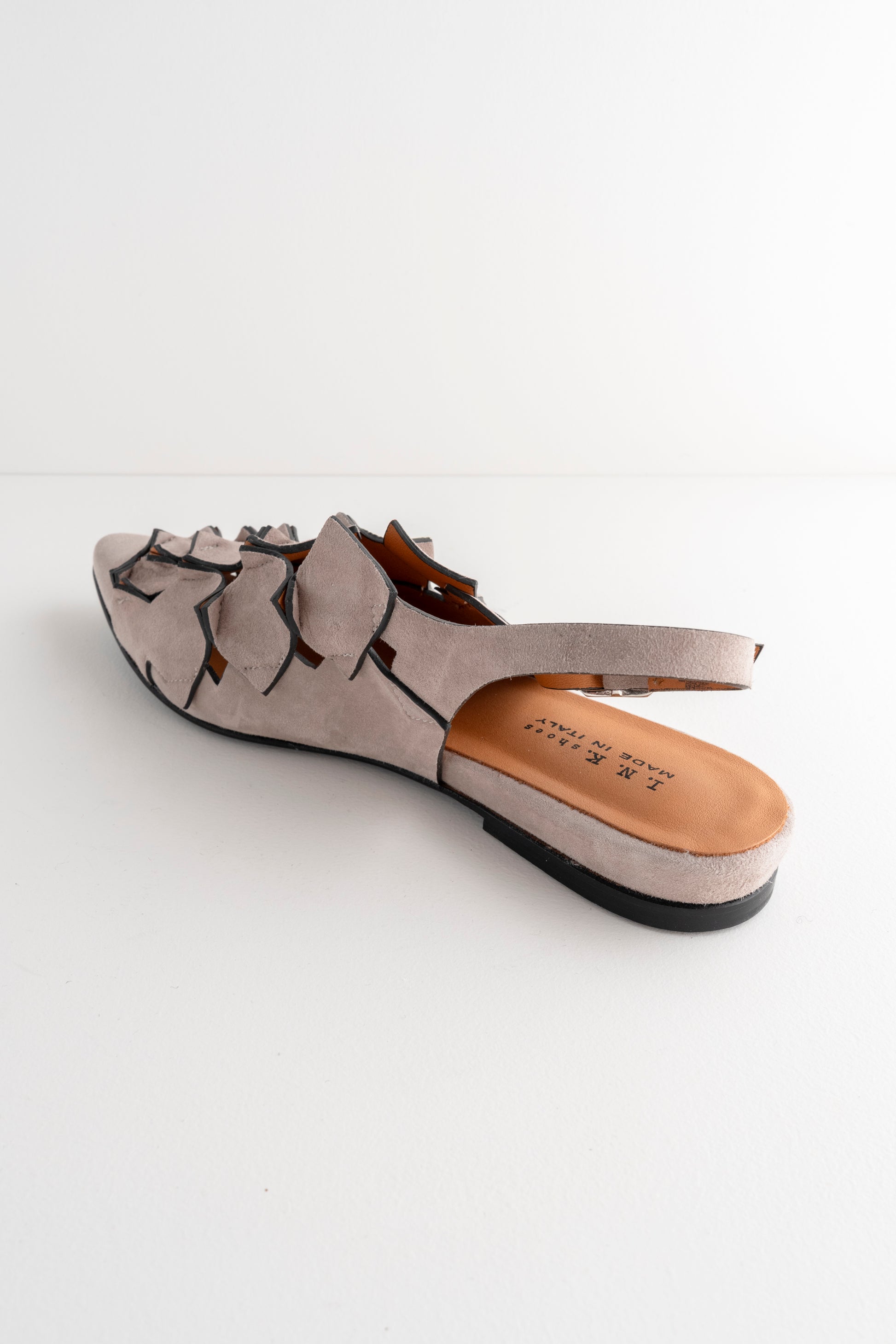 Ink Footwear Origami Flat, Natural/Cuoio 